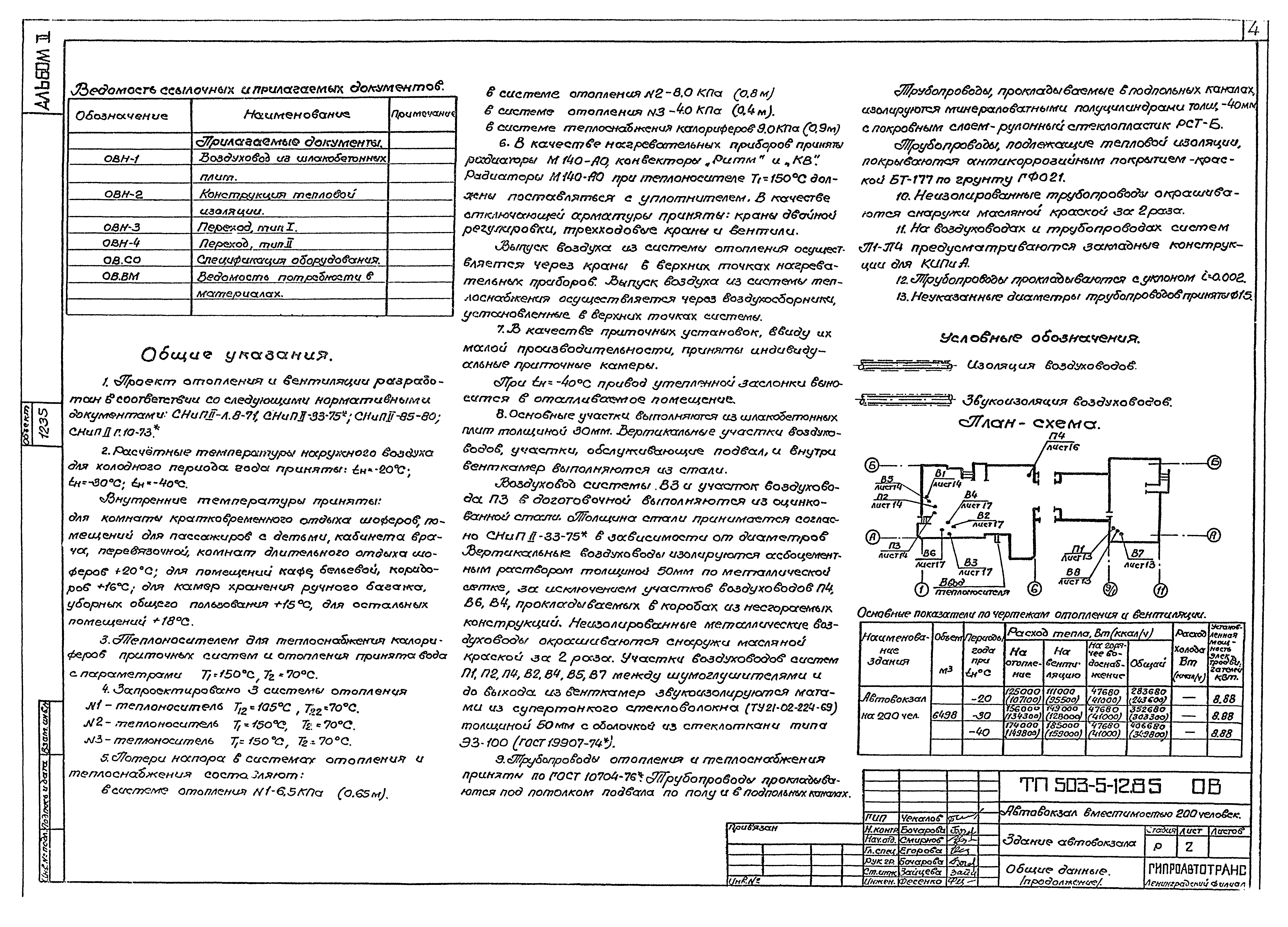 Типовой проект 503-5-12.85