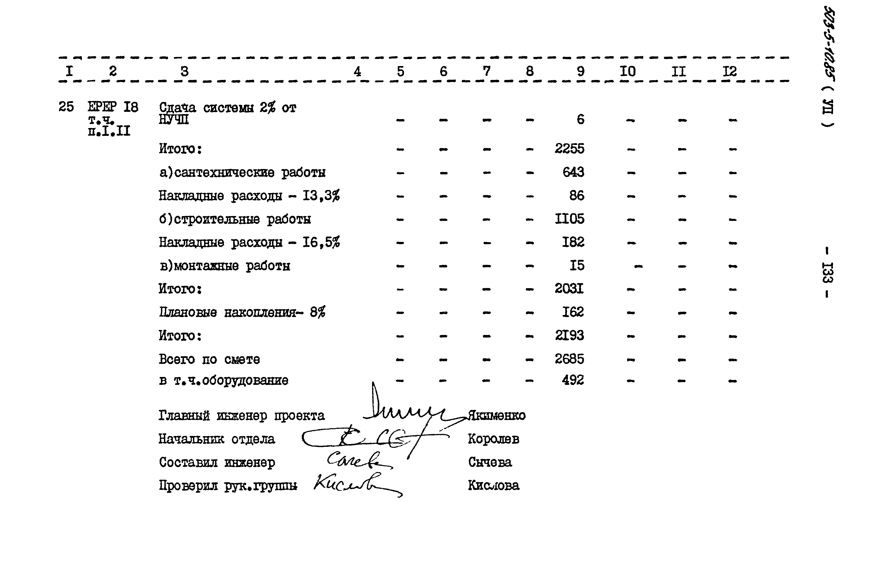 Типовой проект 503-5-10.85