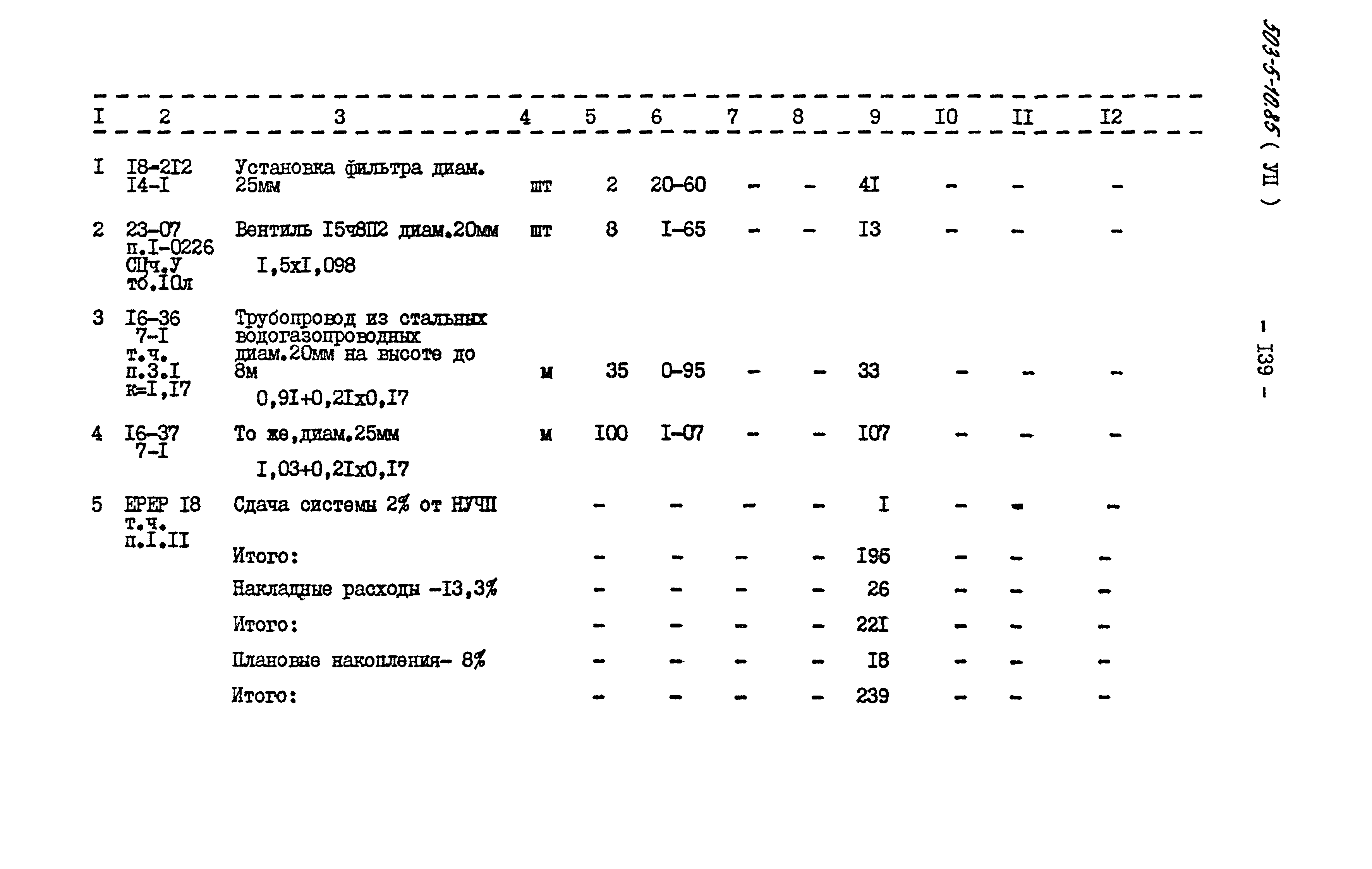 Типовой проект 503-5-10.85