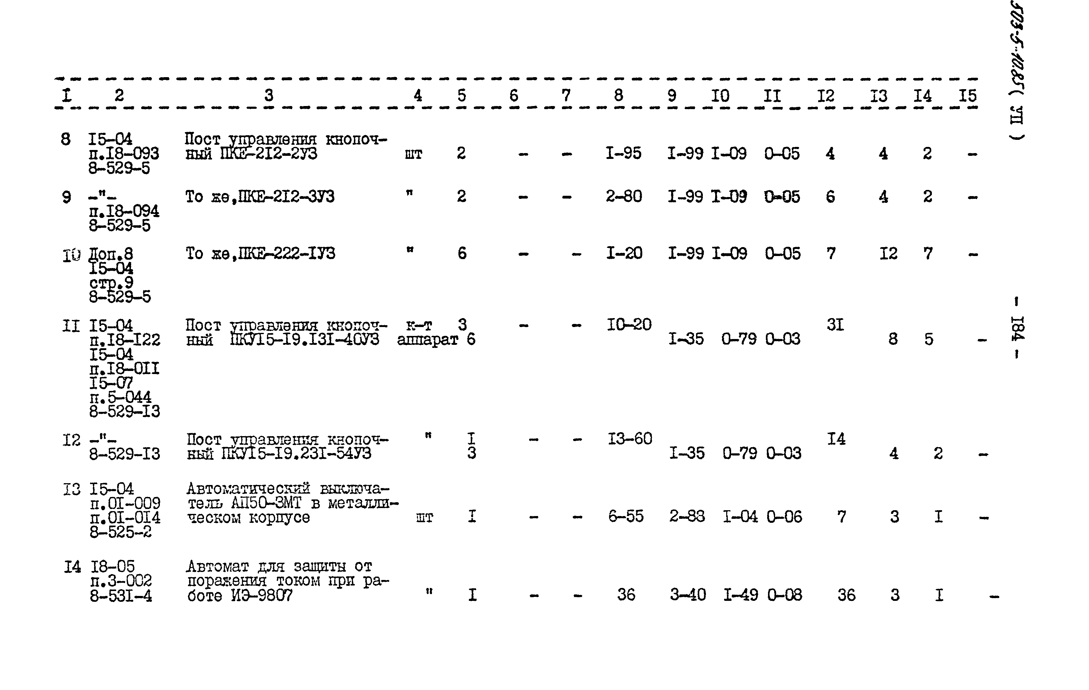 Типовой проект 503-5-10.85
