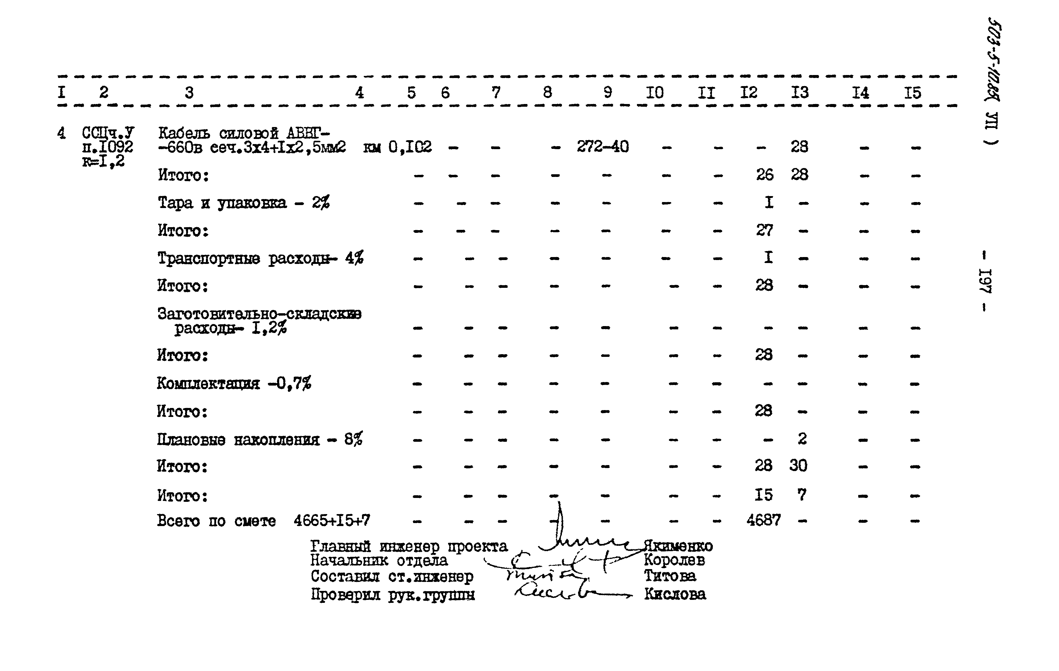 Типовой проект 503-5-10.85