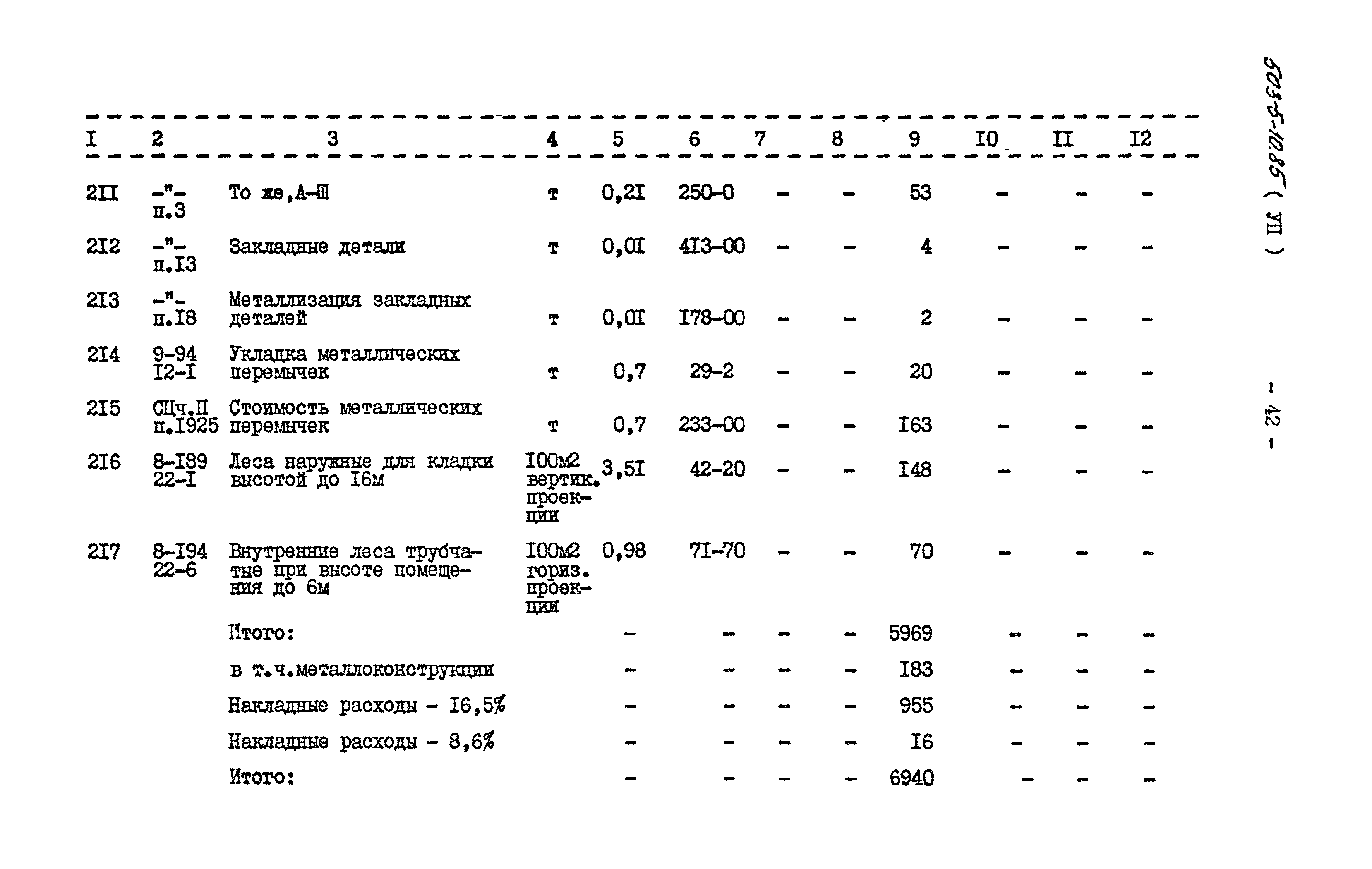 Типовой проект 503-5-10.85