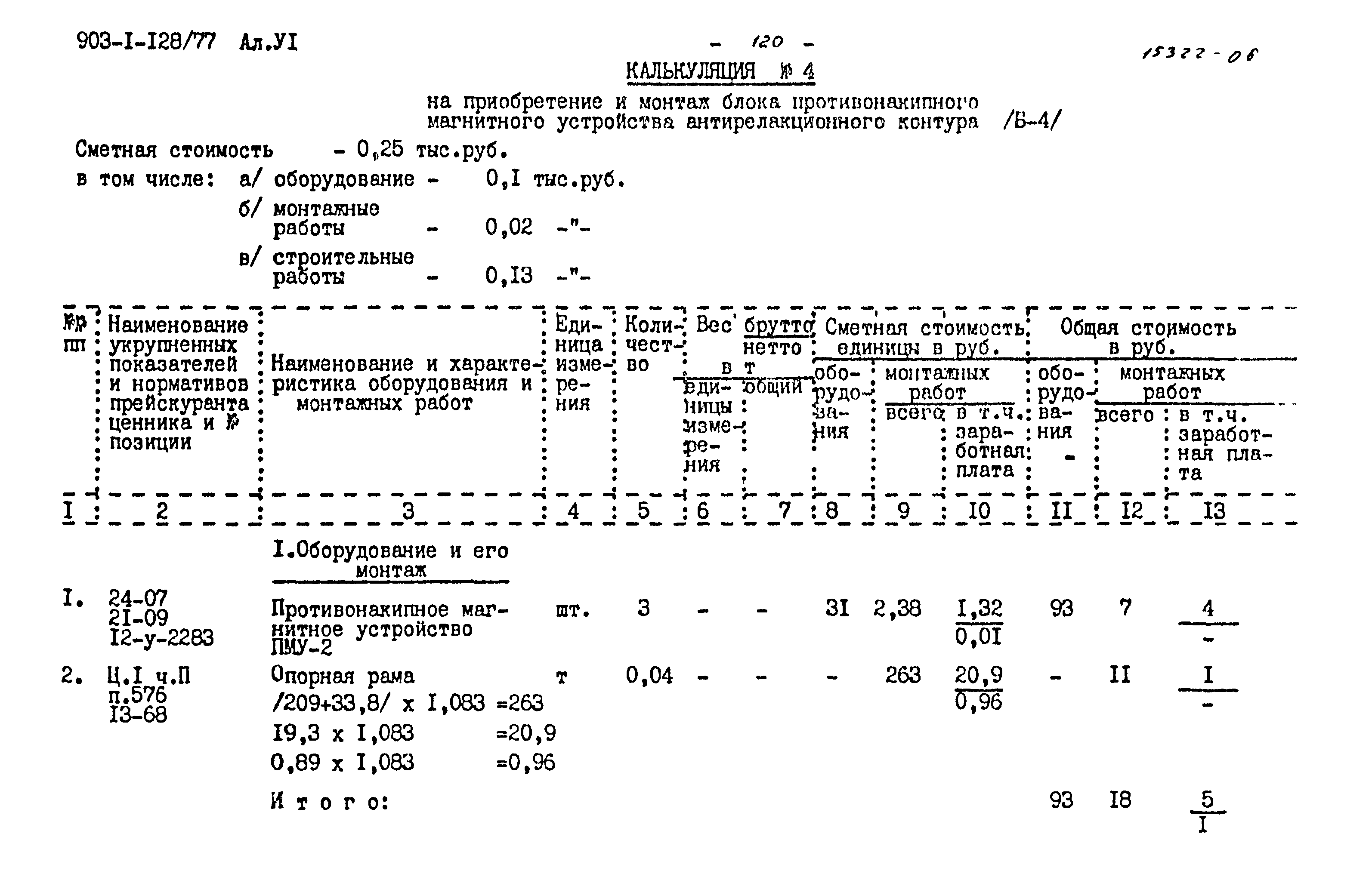Типовой проект 903-1-128/77
