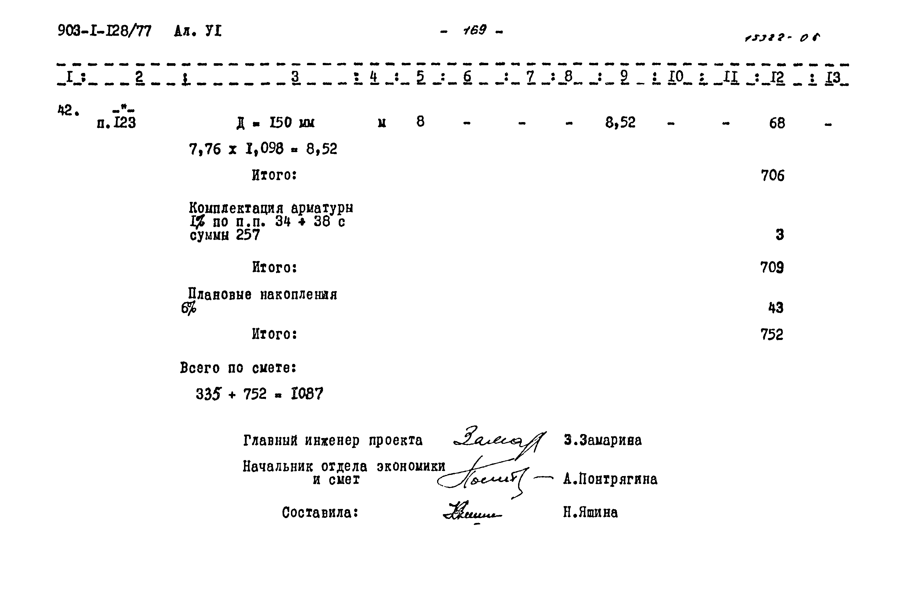 Типовой проект 903-1-128/77