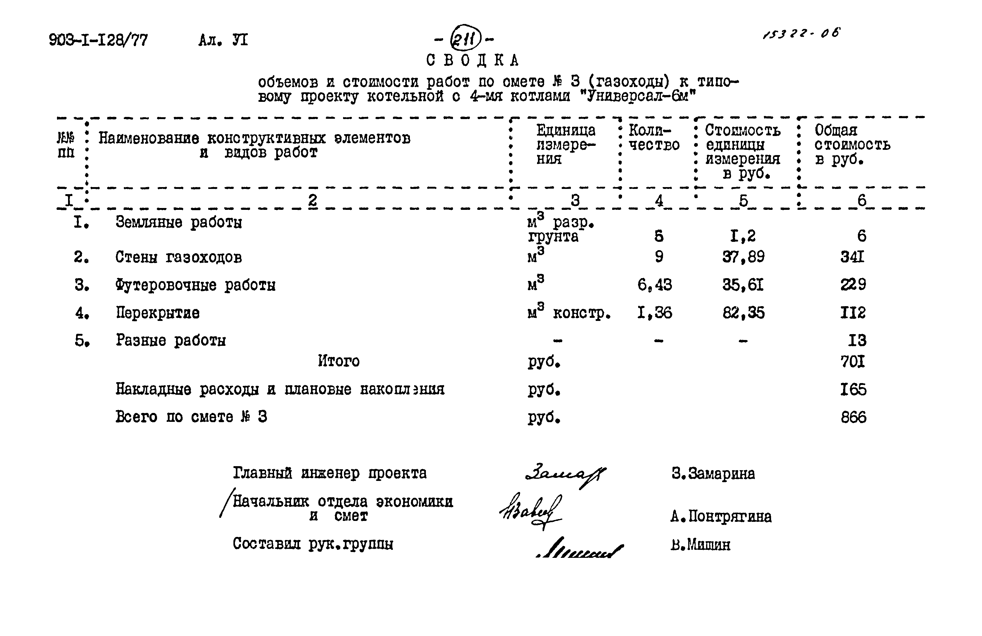 Типовой проект 903-1-128/77