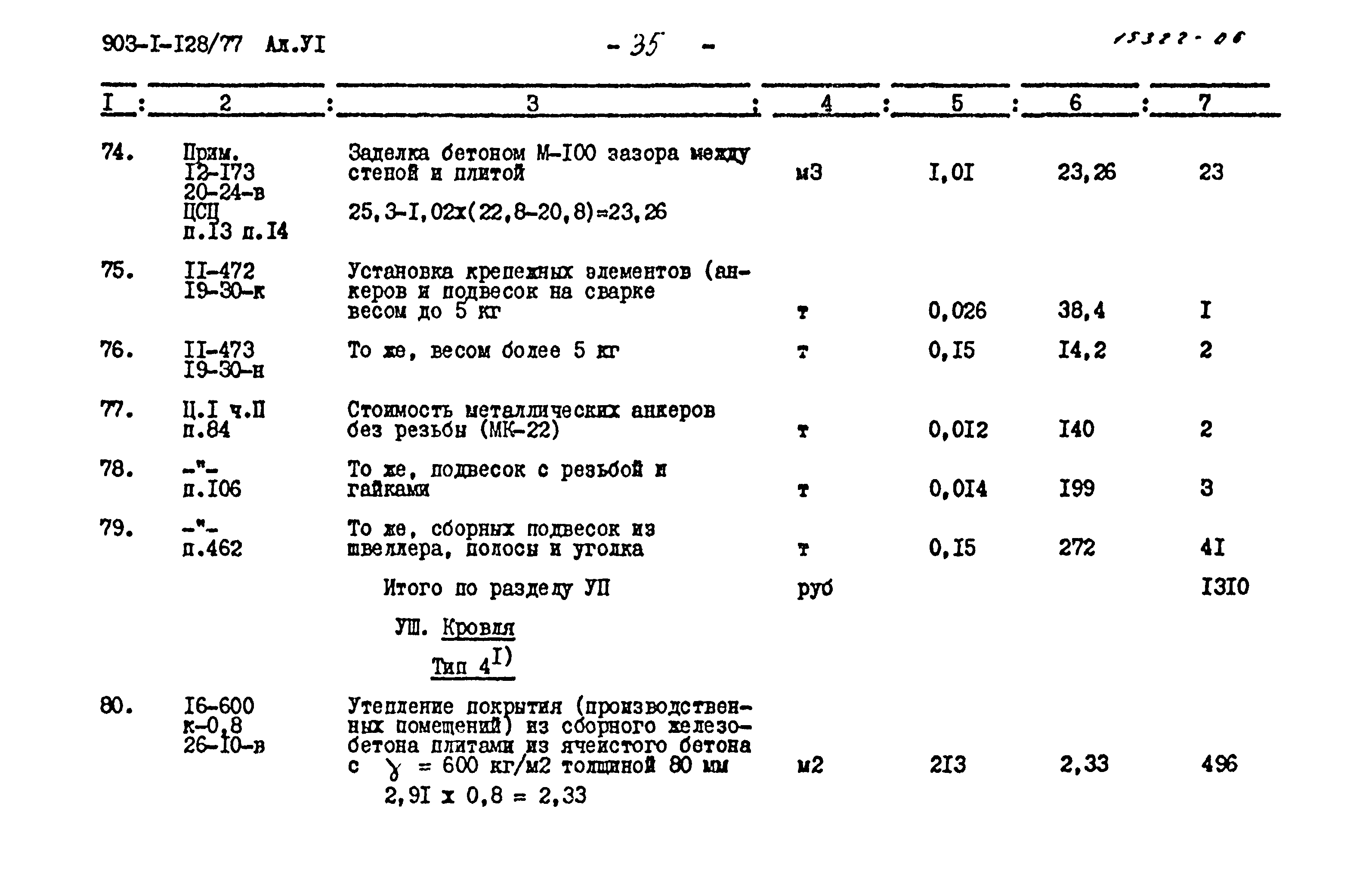 Типовой проект 903-1-128/77