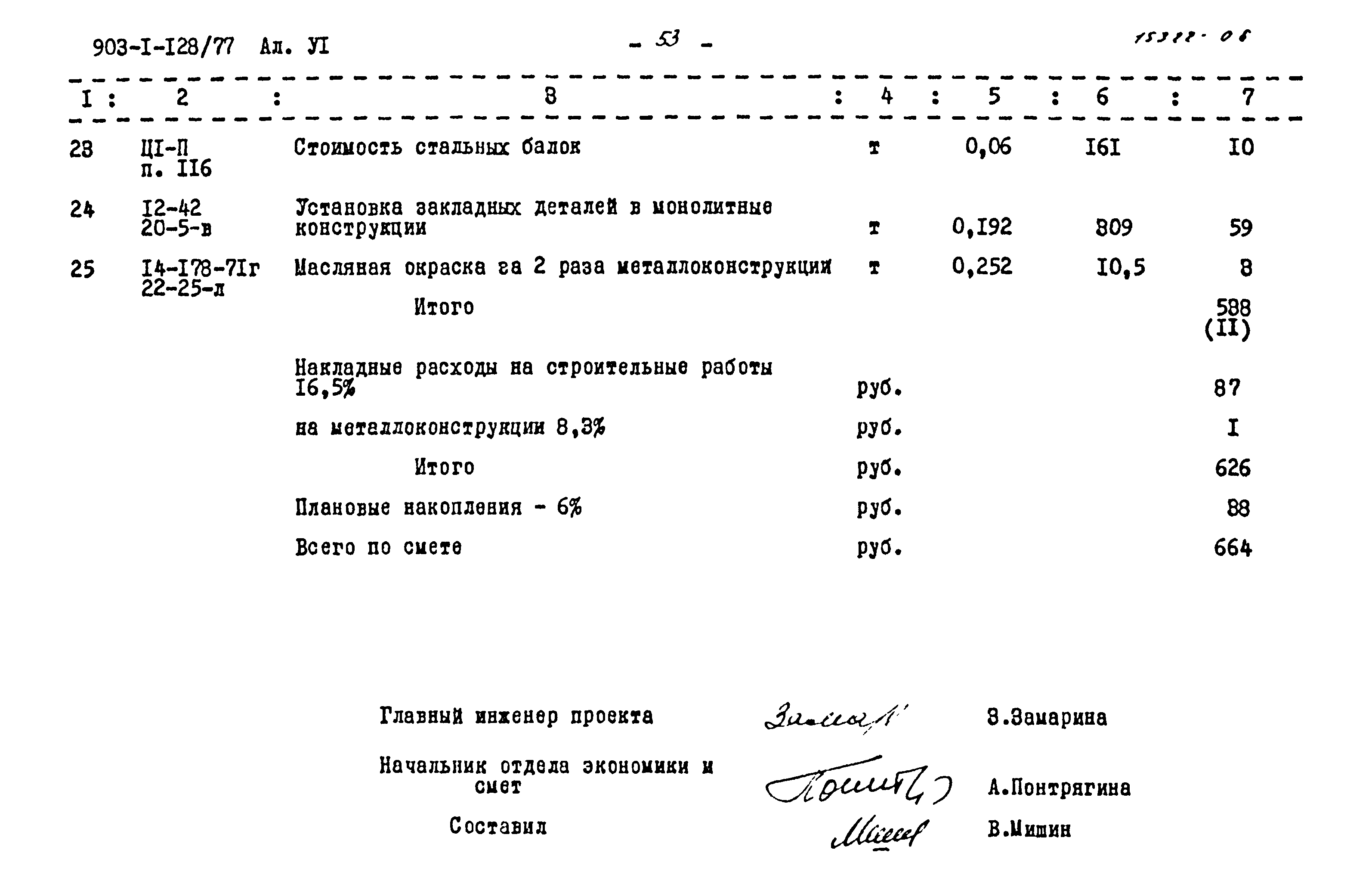 Типовой проект 903-1-128/77