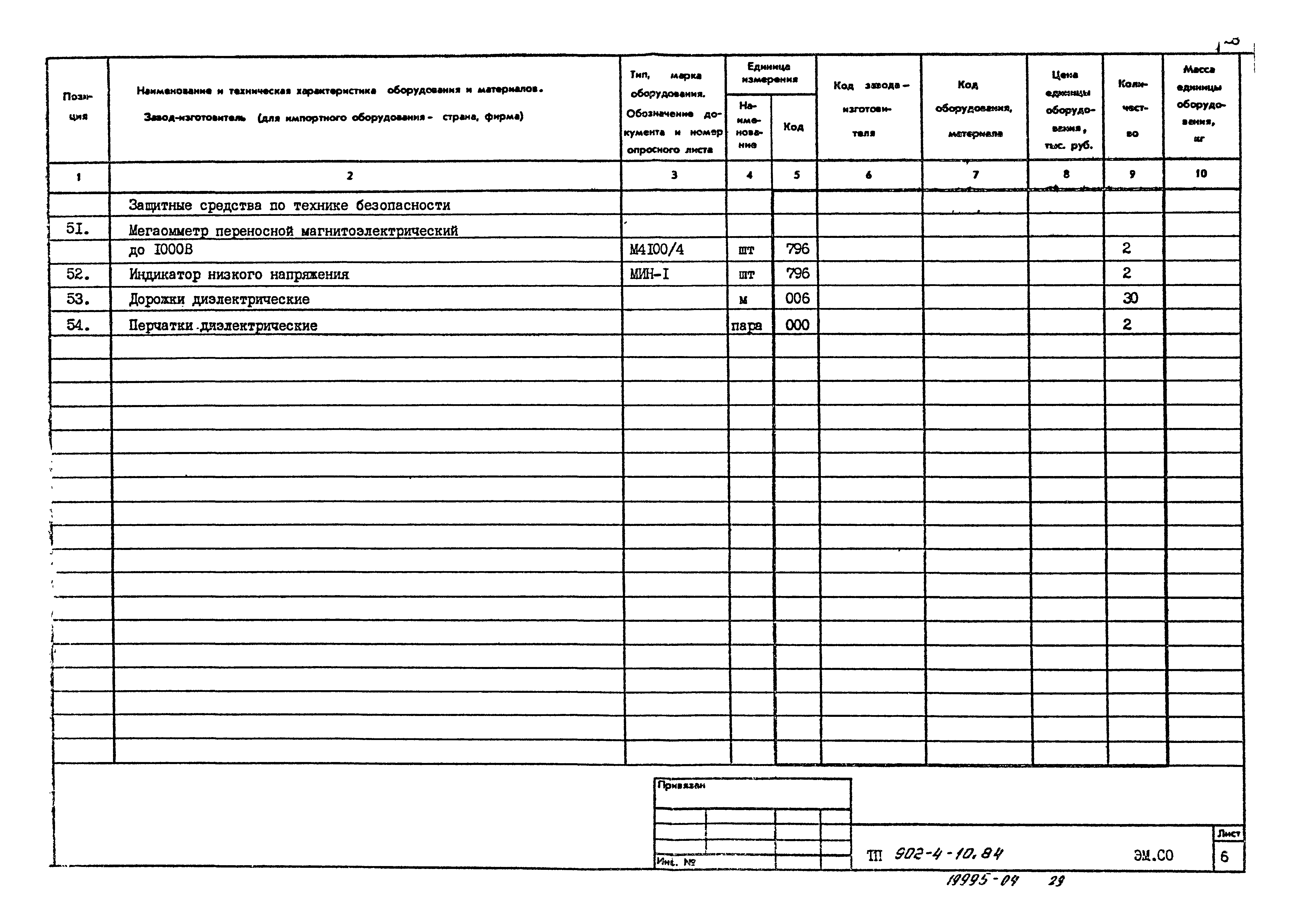 Типовой проект 902-4-10.84