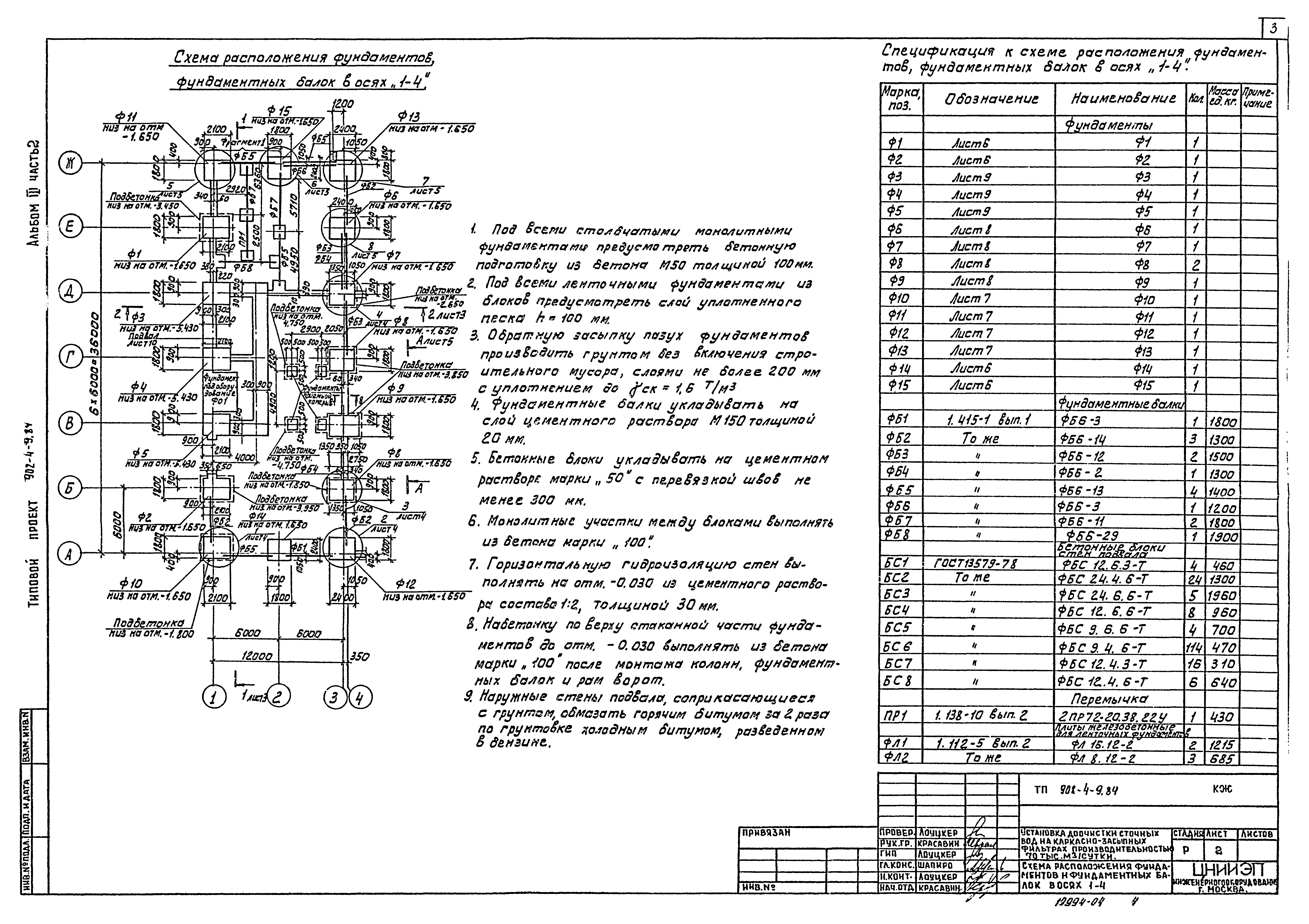 Типовой проект 902-4-10.84
