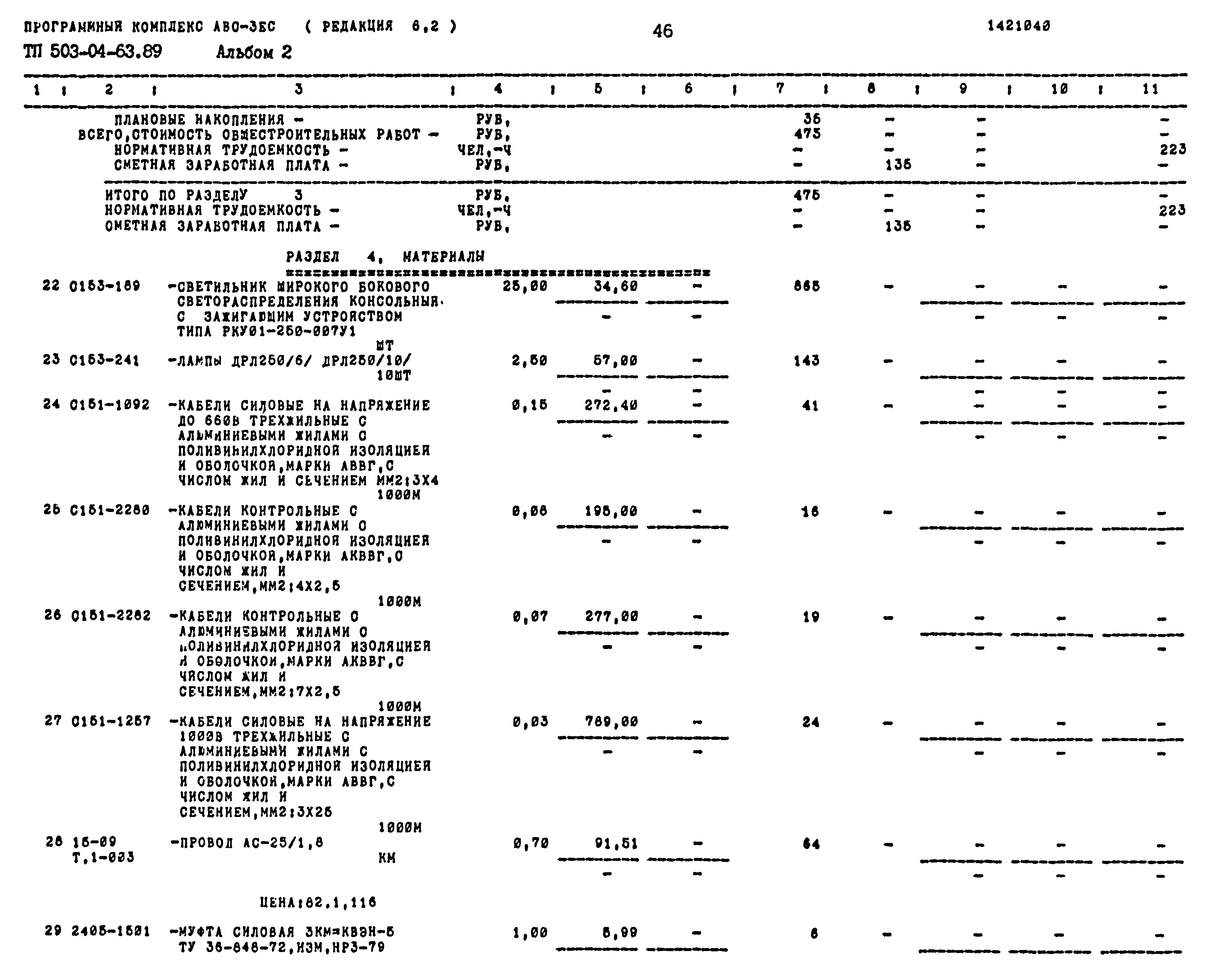 Типовой проект 503-04-63.89