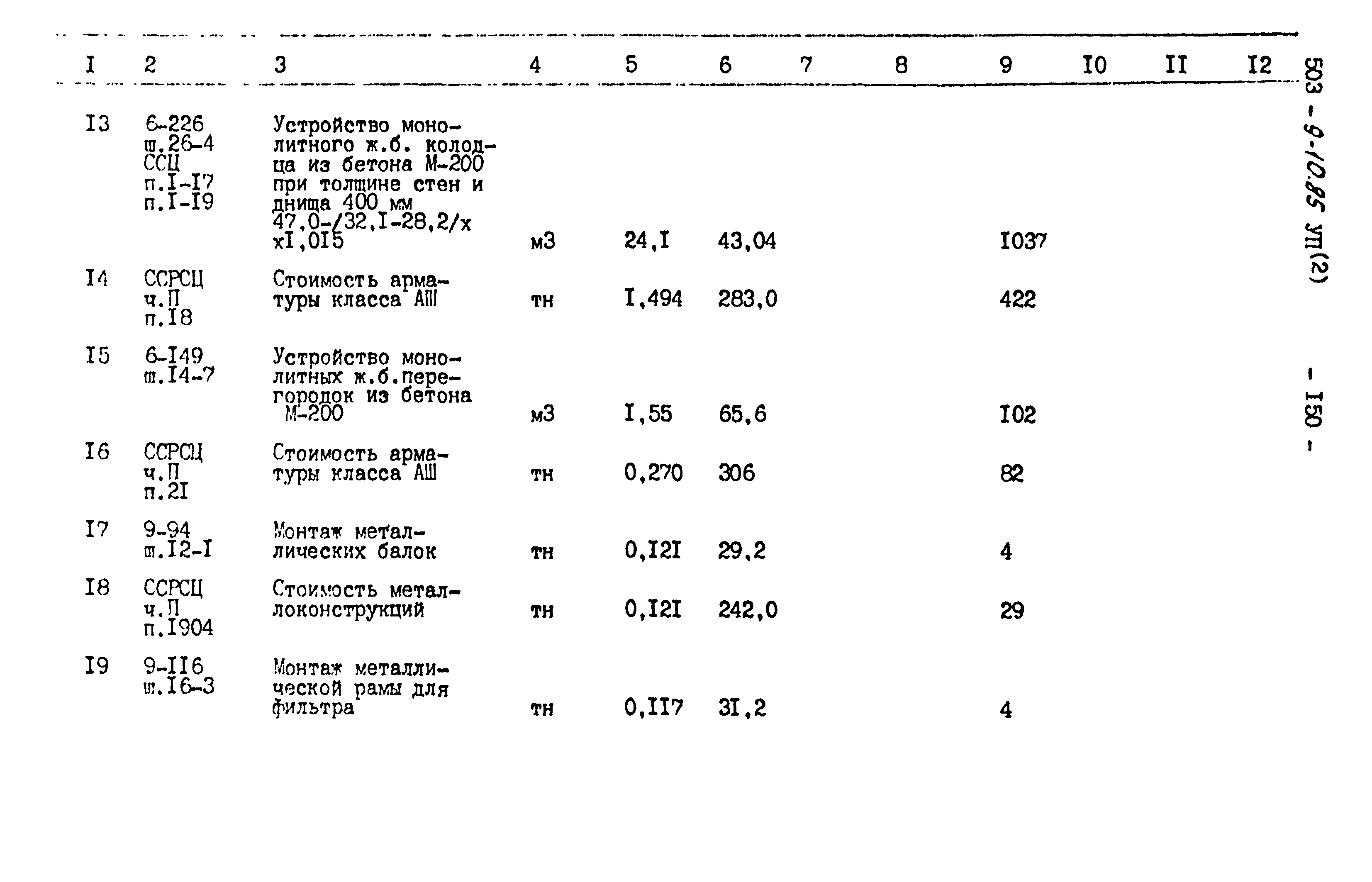 Типовой проект 503-9-10.85