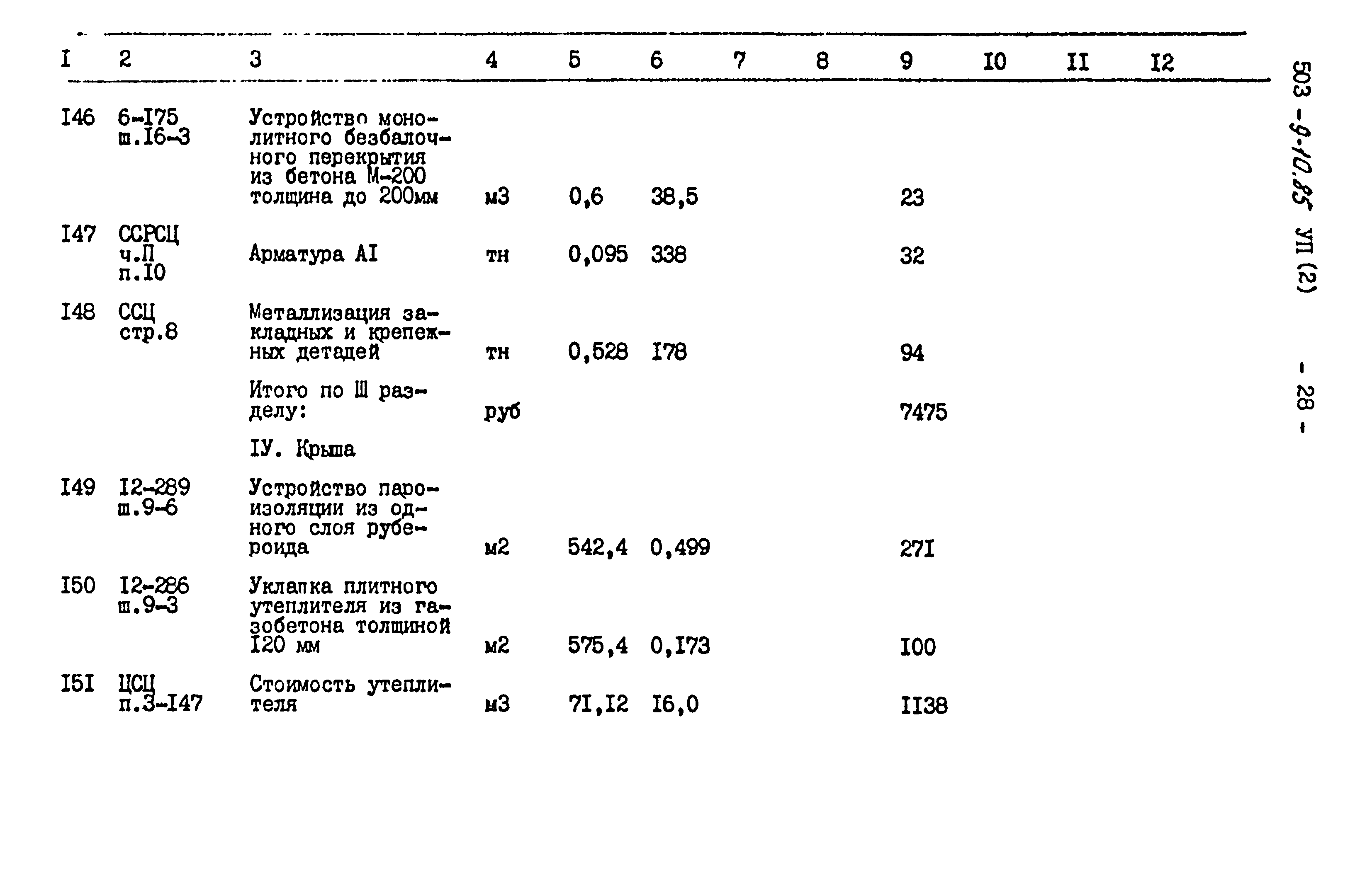 Типовой проект 503-9-10.85