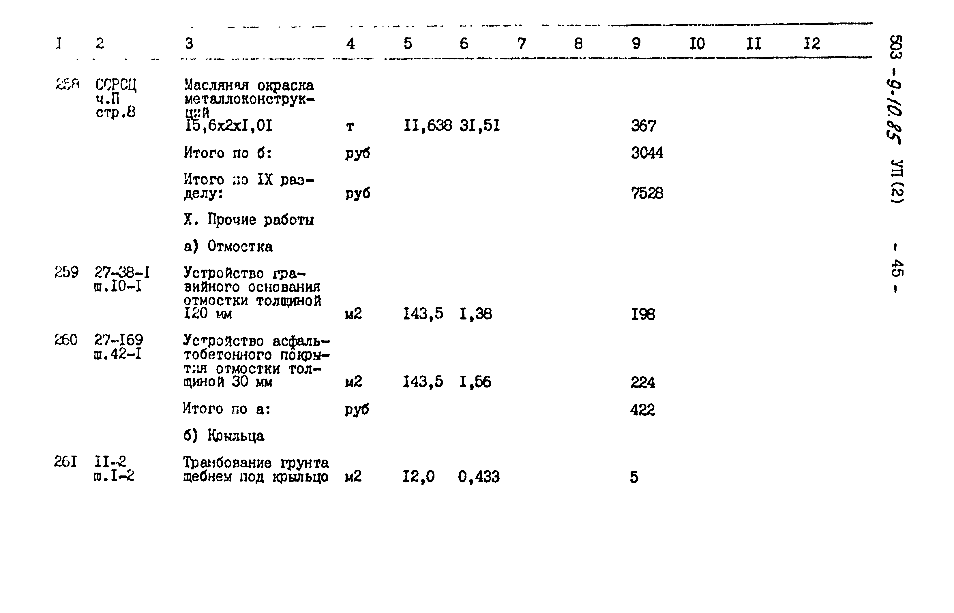 Типовой проект 503-9-10.85