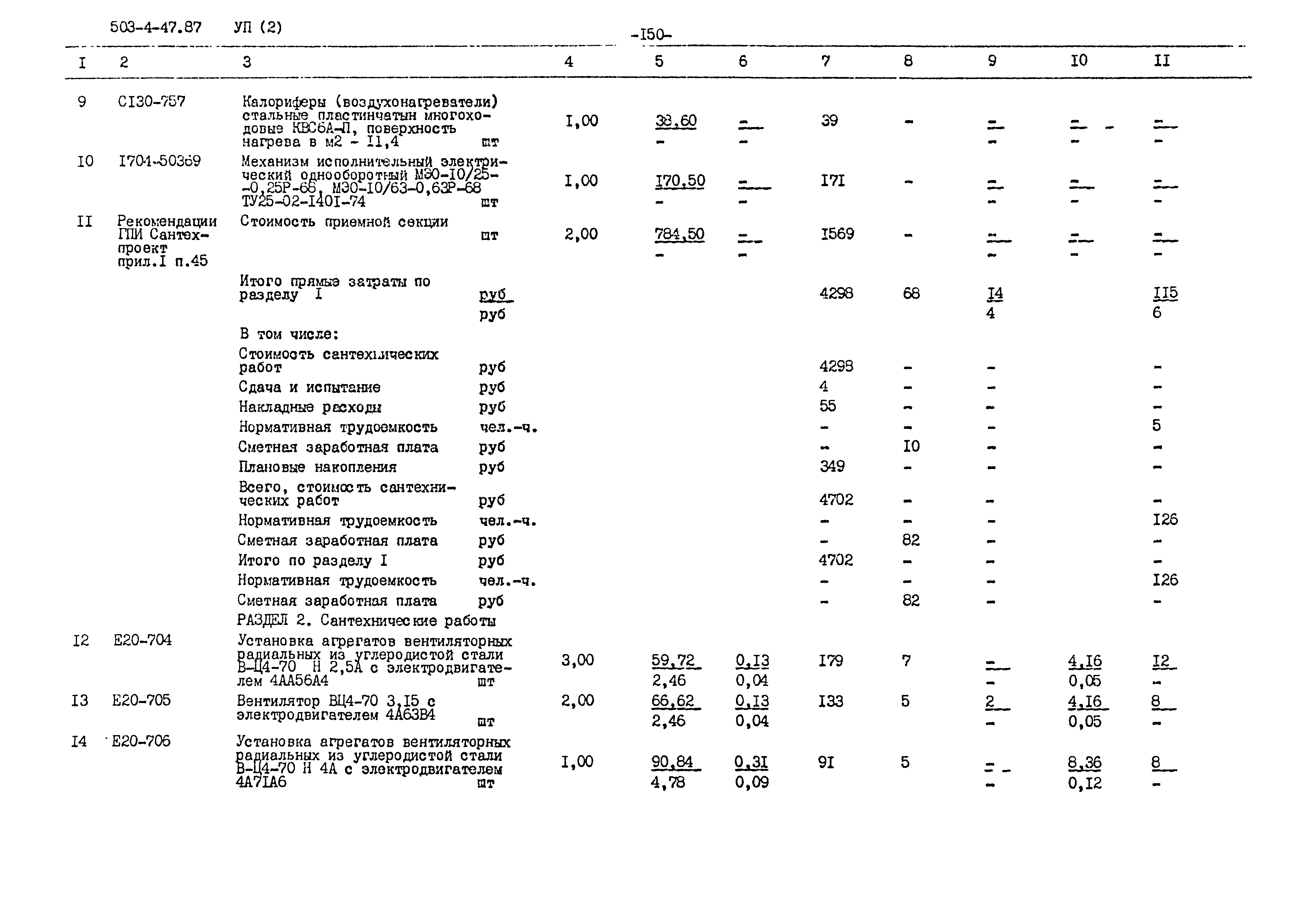 Типовой проект 503-4-47.87