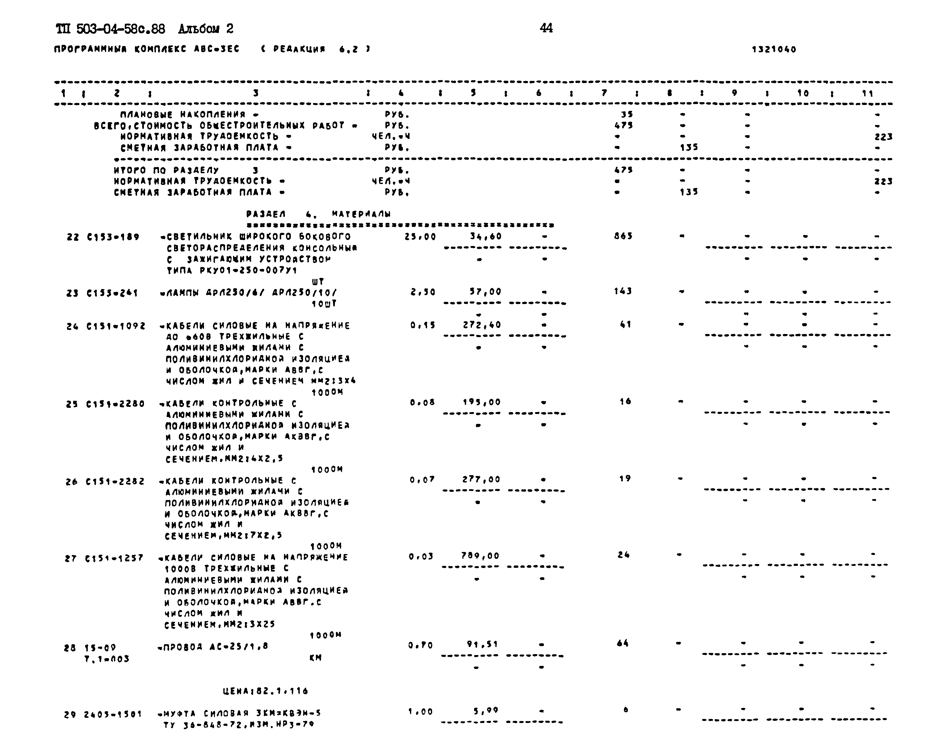 Типовой проект 503-04-58с.88