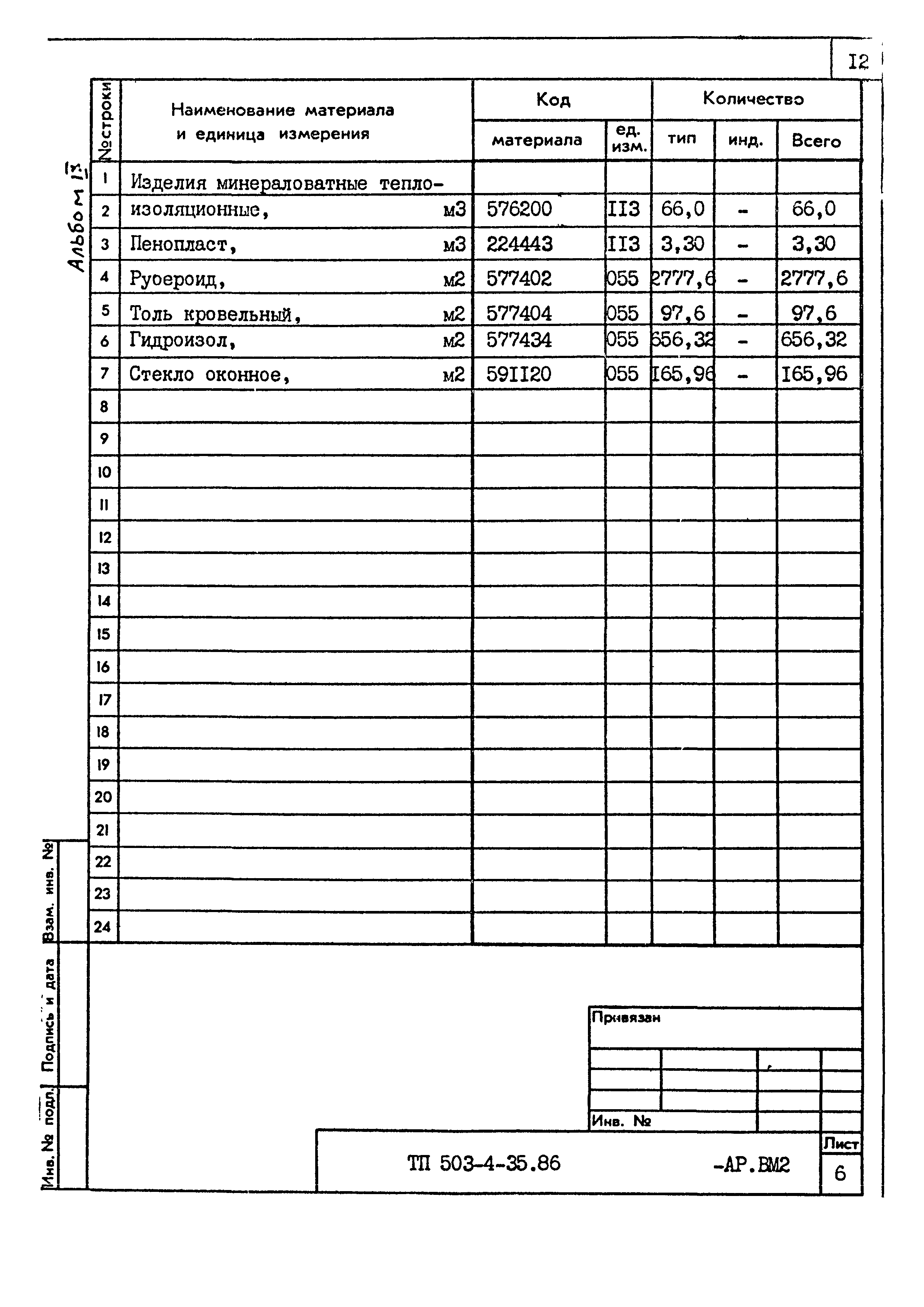 Типовой проект 503-4-35.86