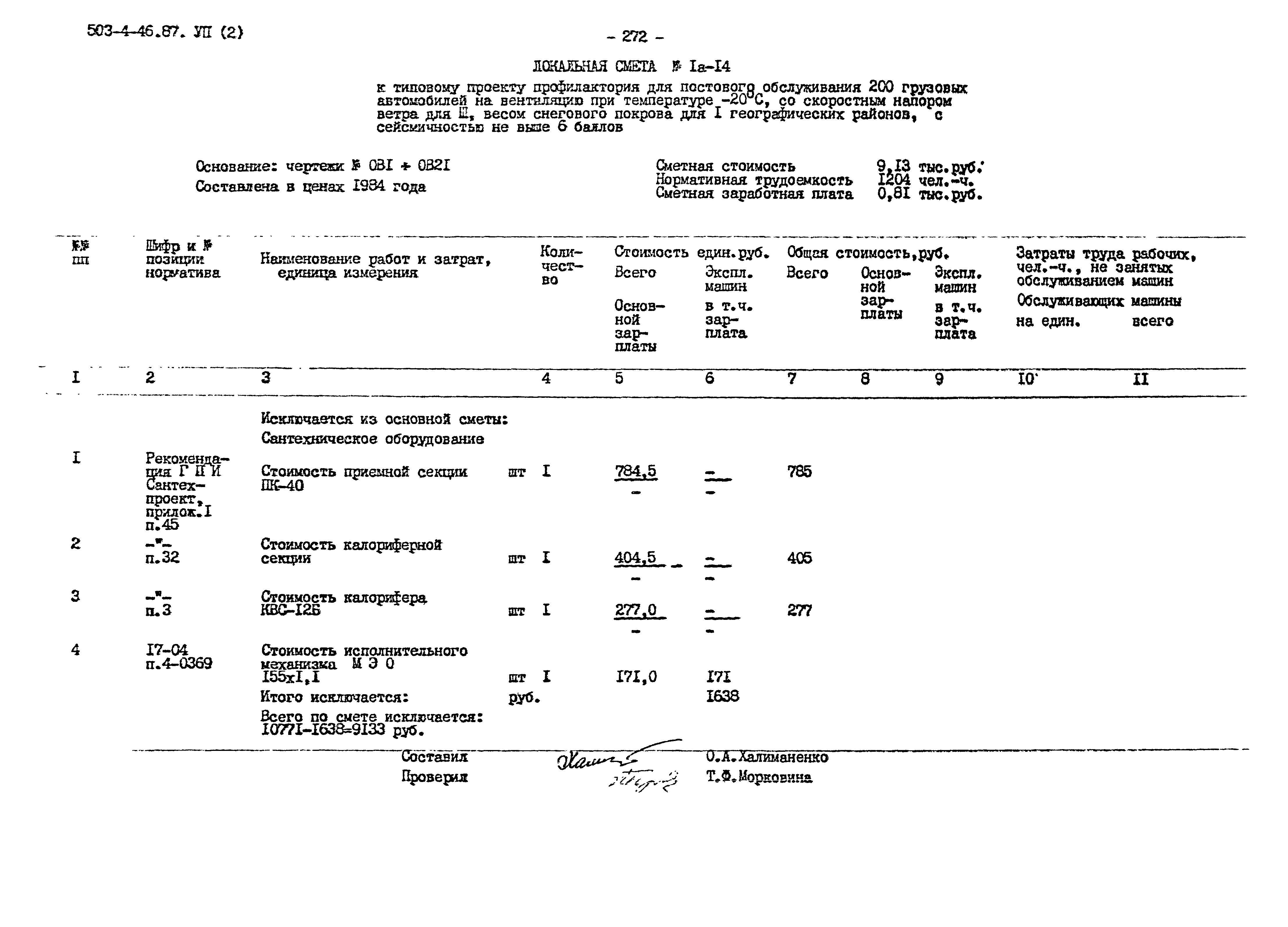 Типовой проект 503-4-46.87