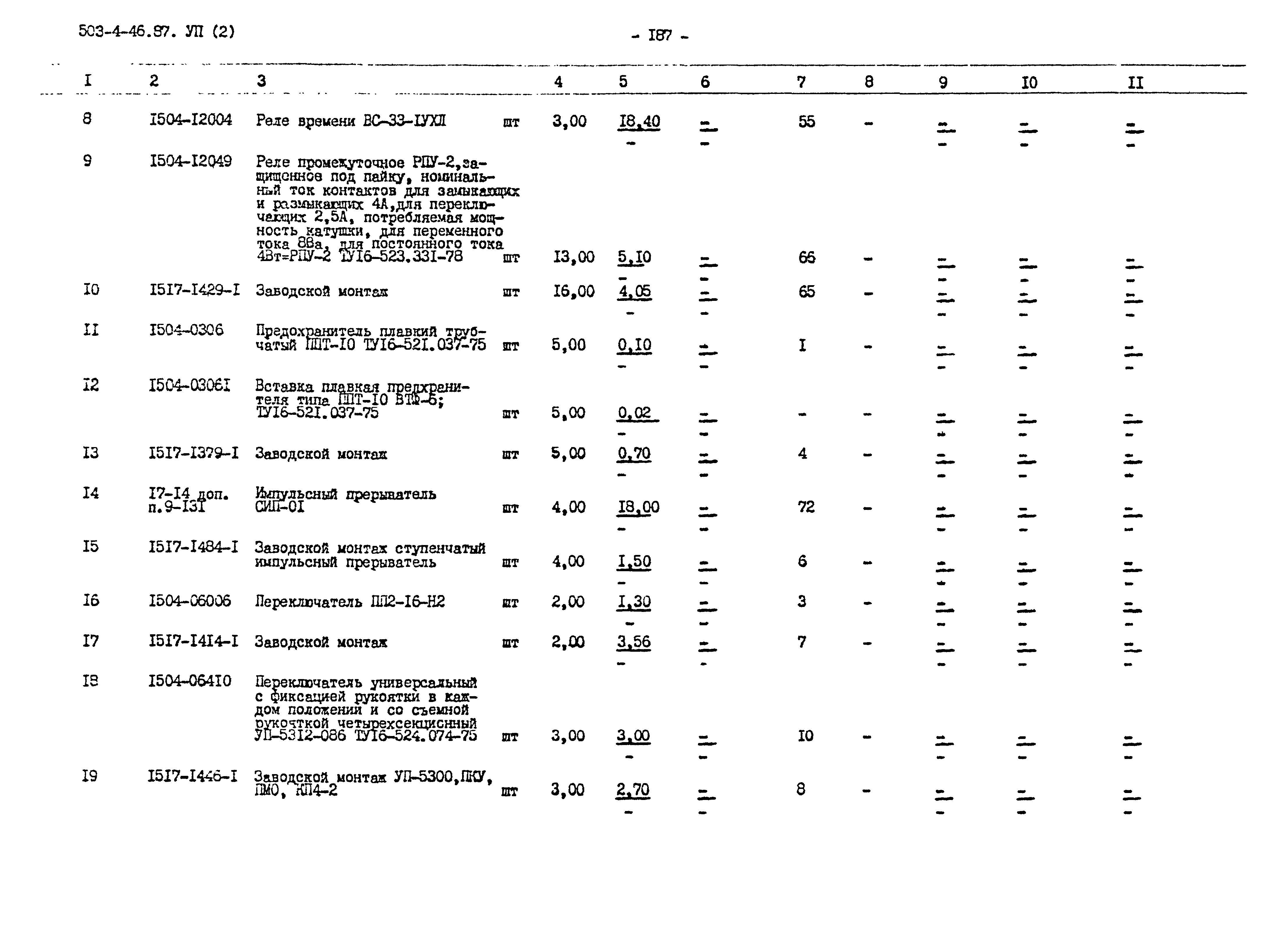 Типовой проект 503-4-46.87
