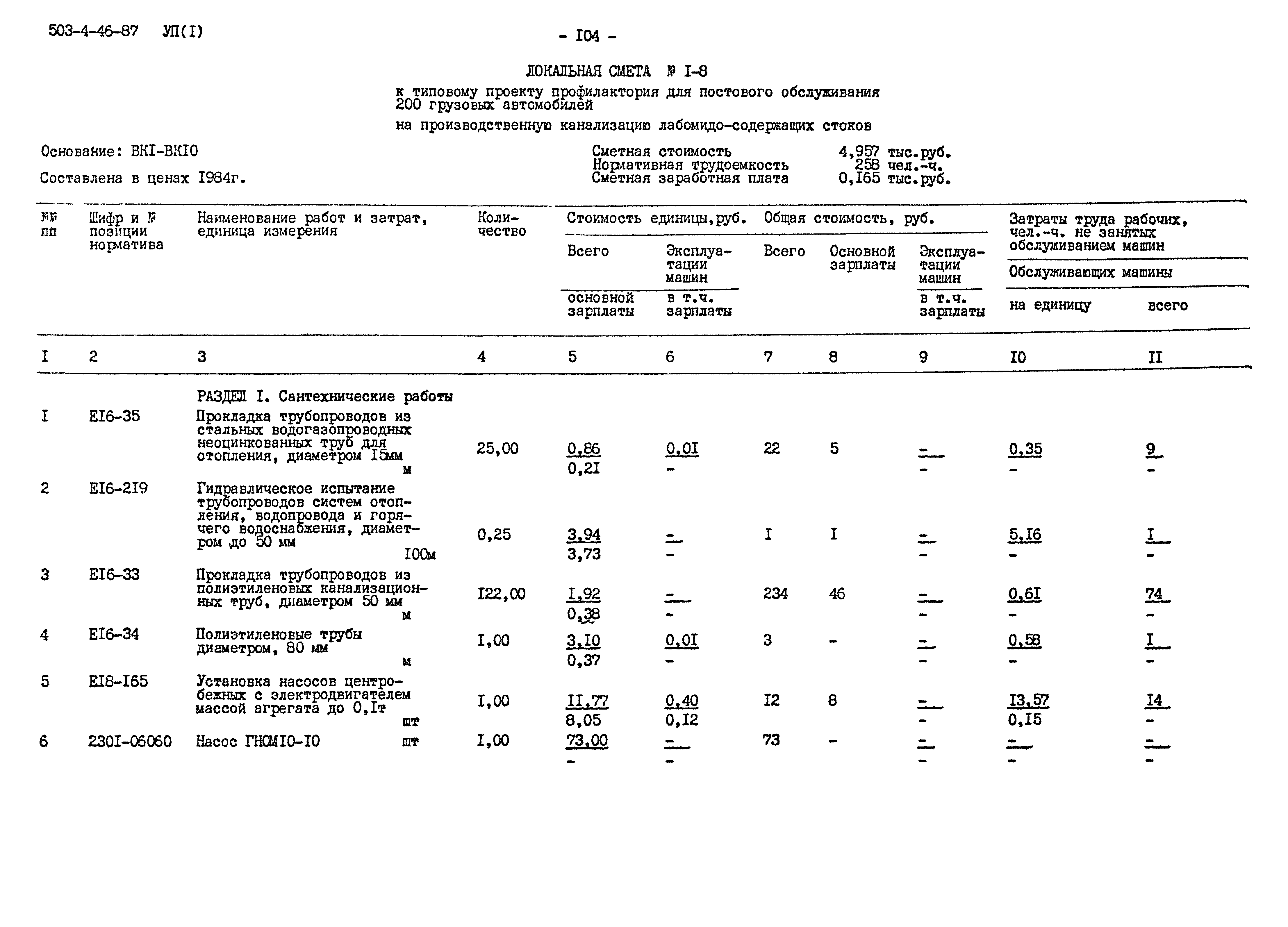 Типовой проект 503-4-46.87