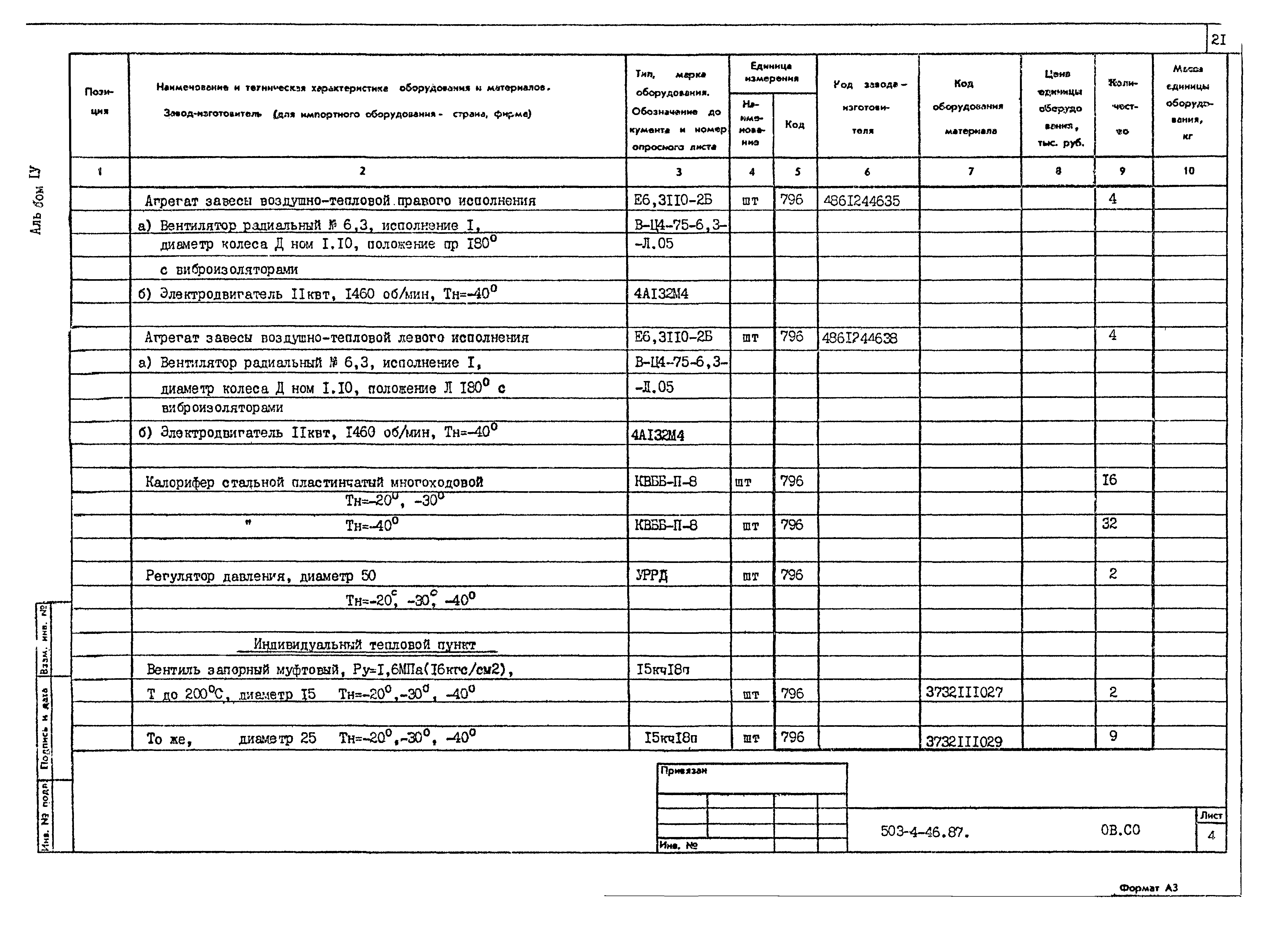 Типовой проект 503-4-46.87