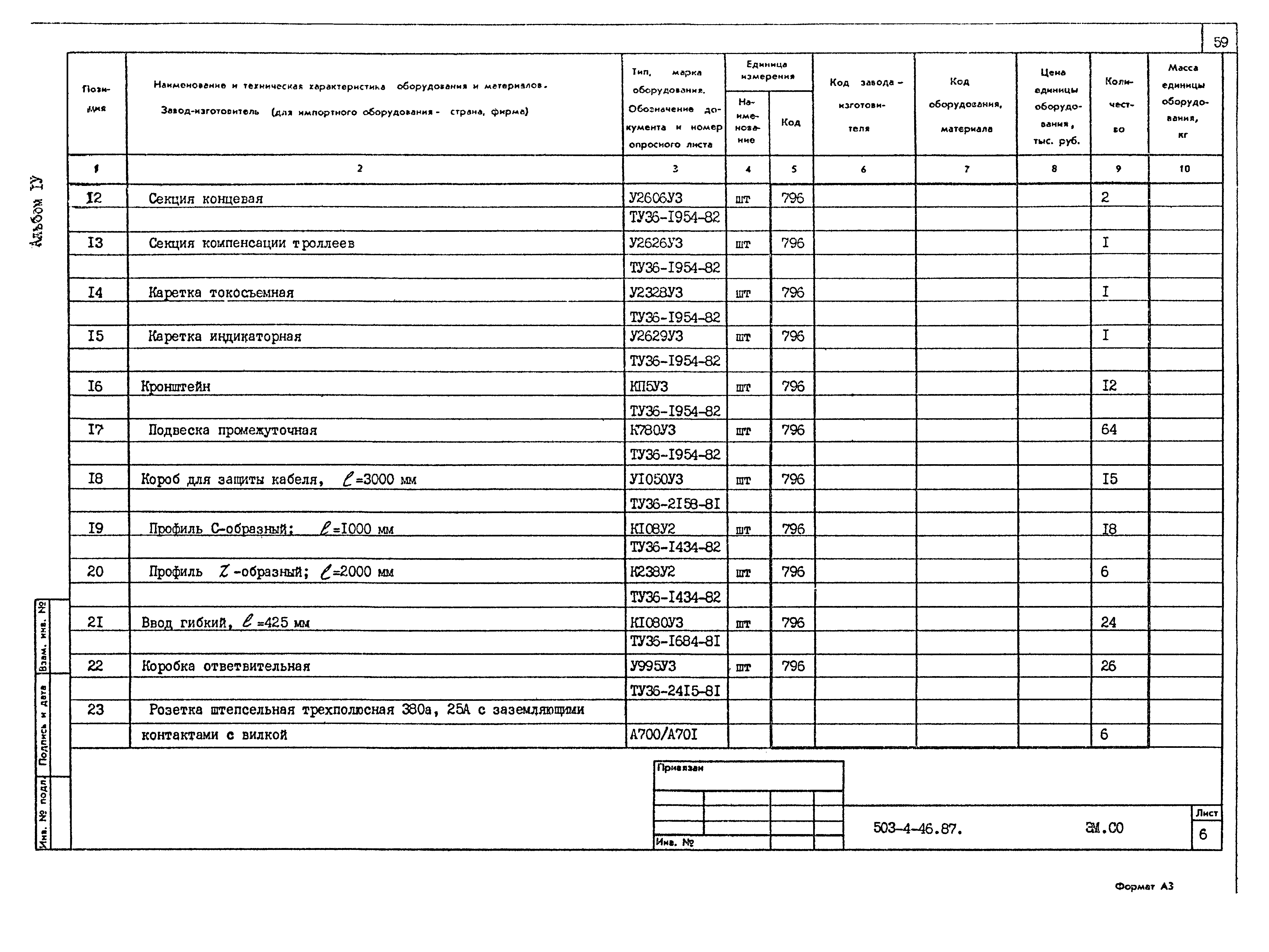 Типовой проект 503-4-46.87