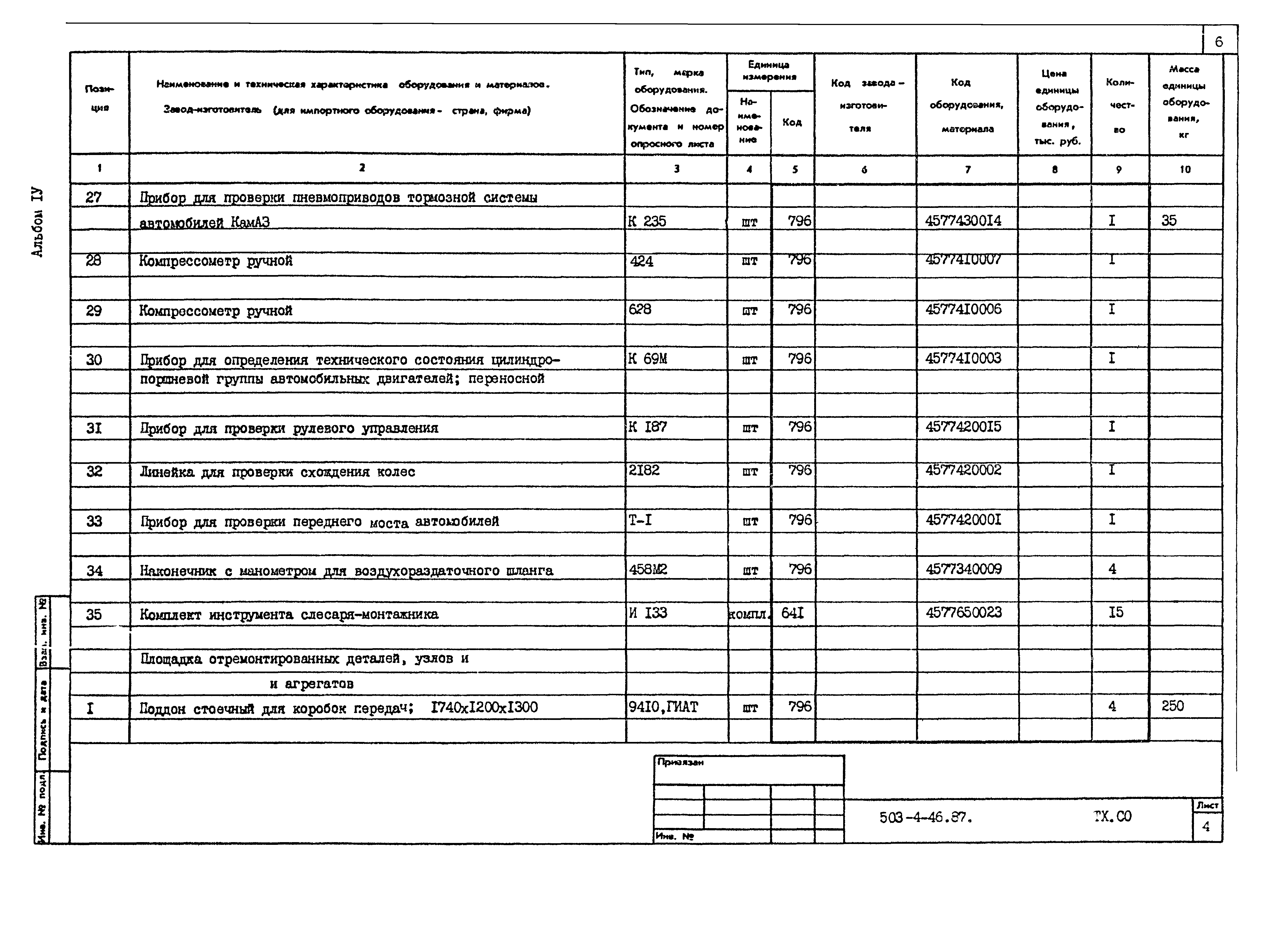 Типовой проект 503-4-46.87