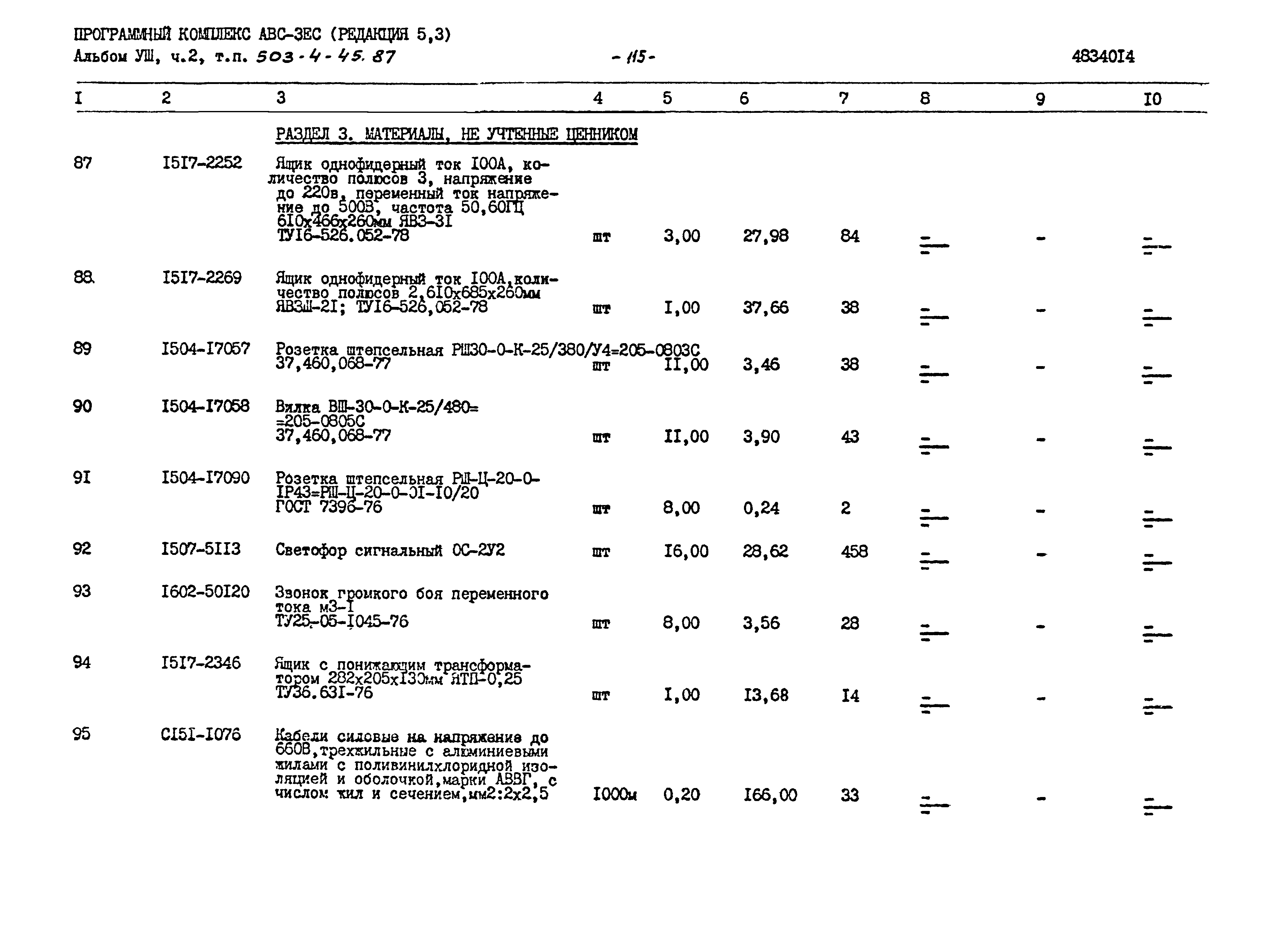 Типовой проект 503-4-45.87