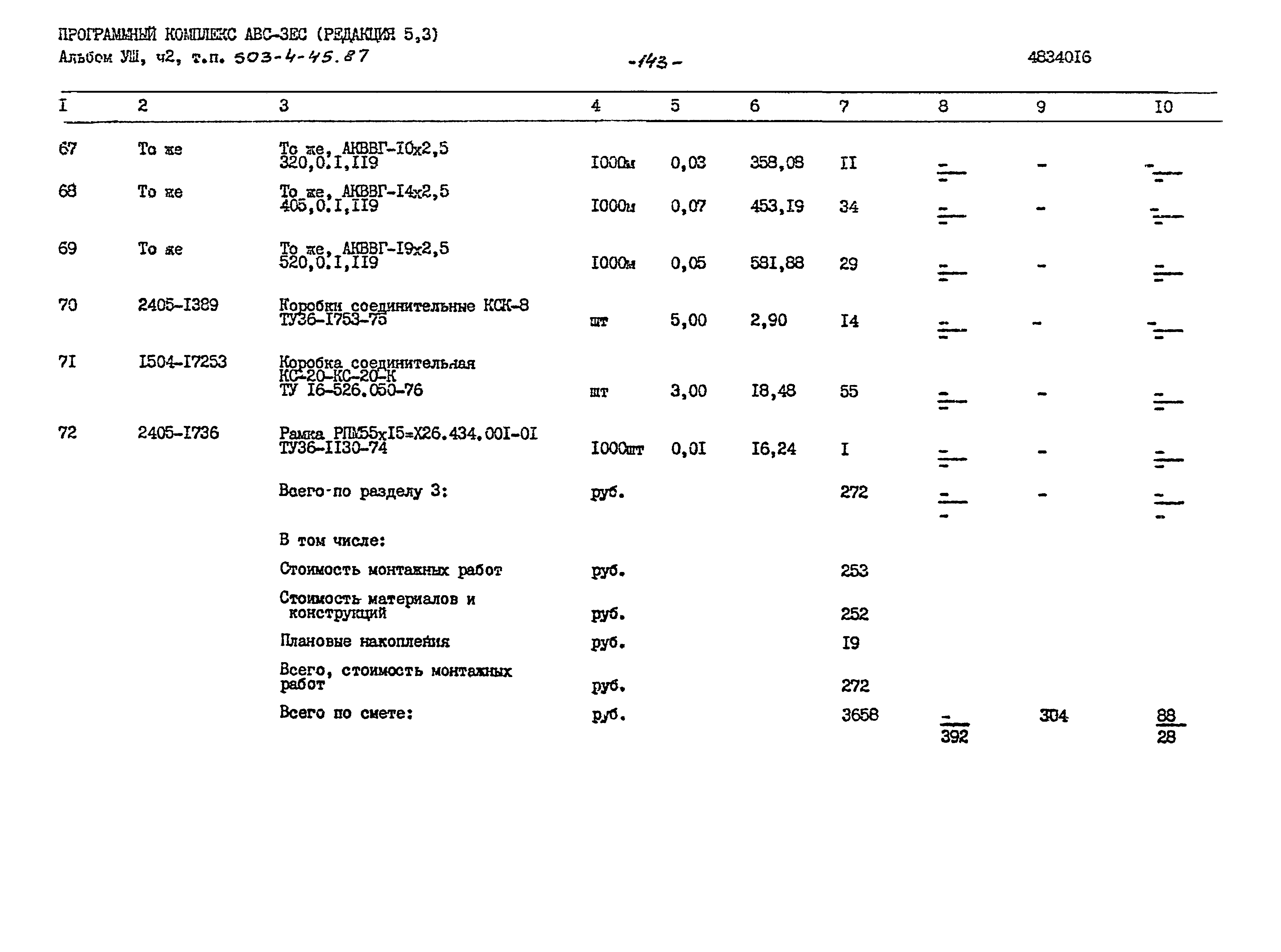 Типовой проект 503-4-45.87