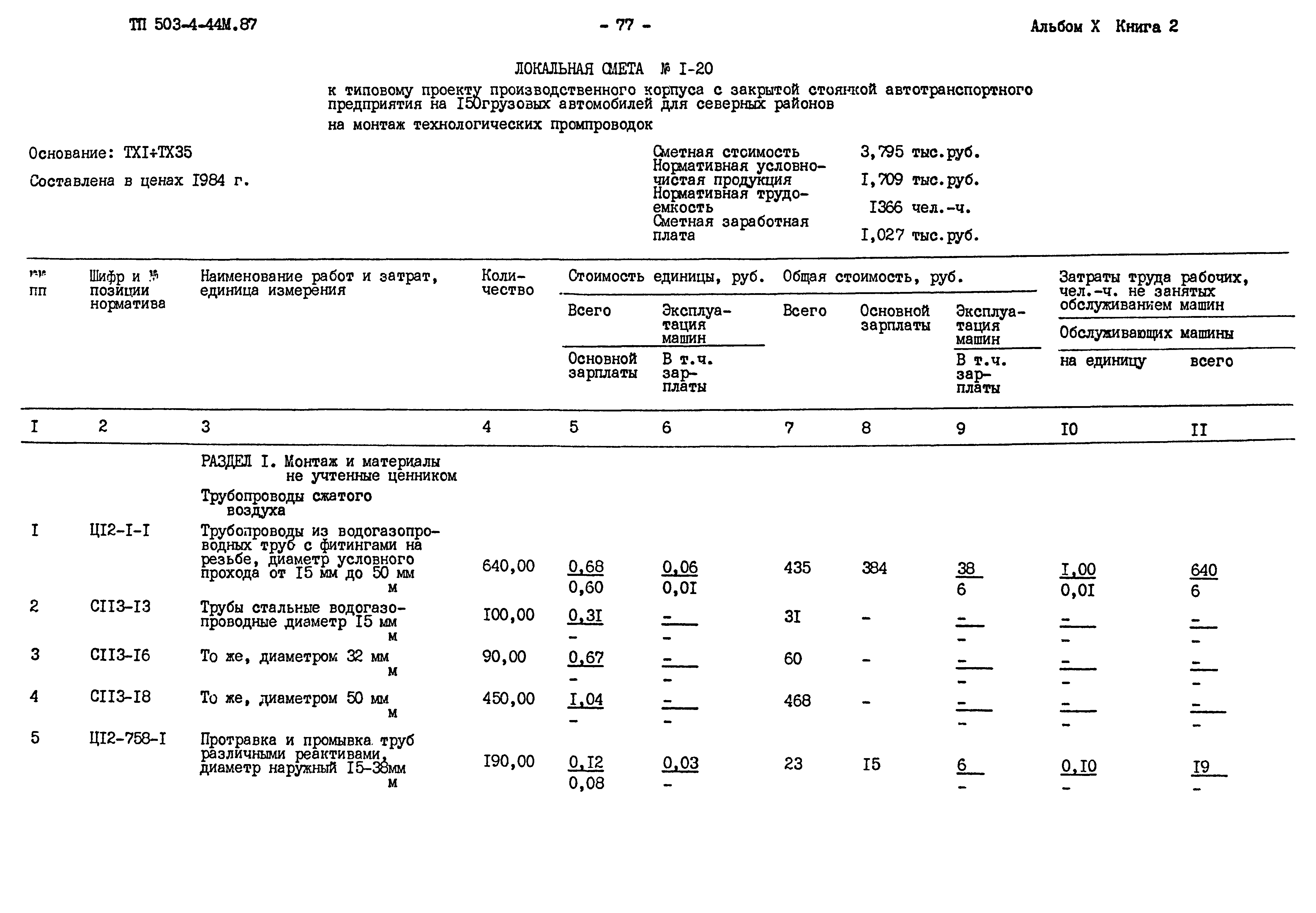 Типовой проект 503-4-44м.87