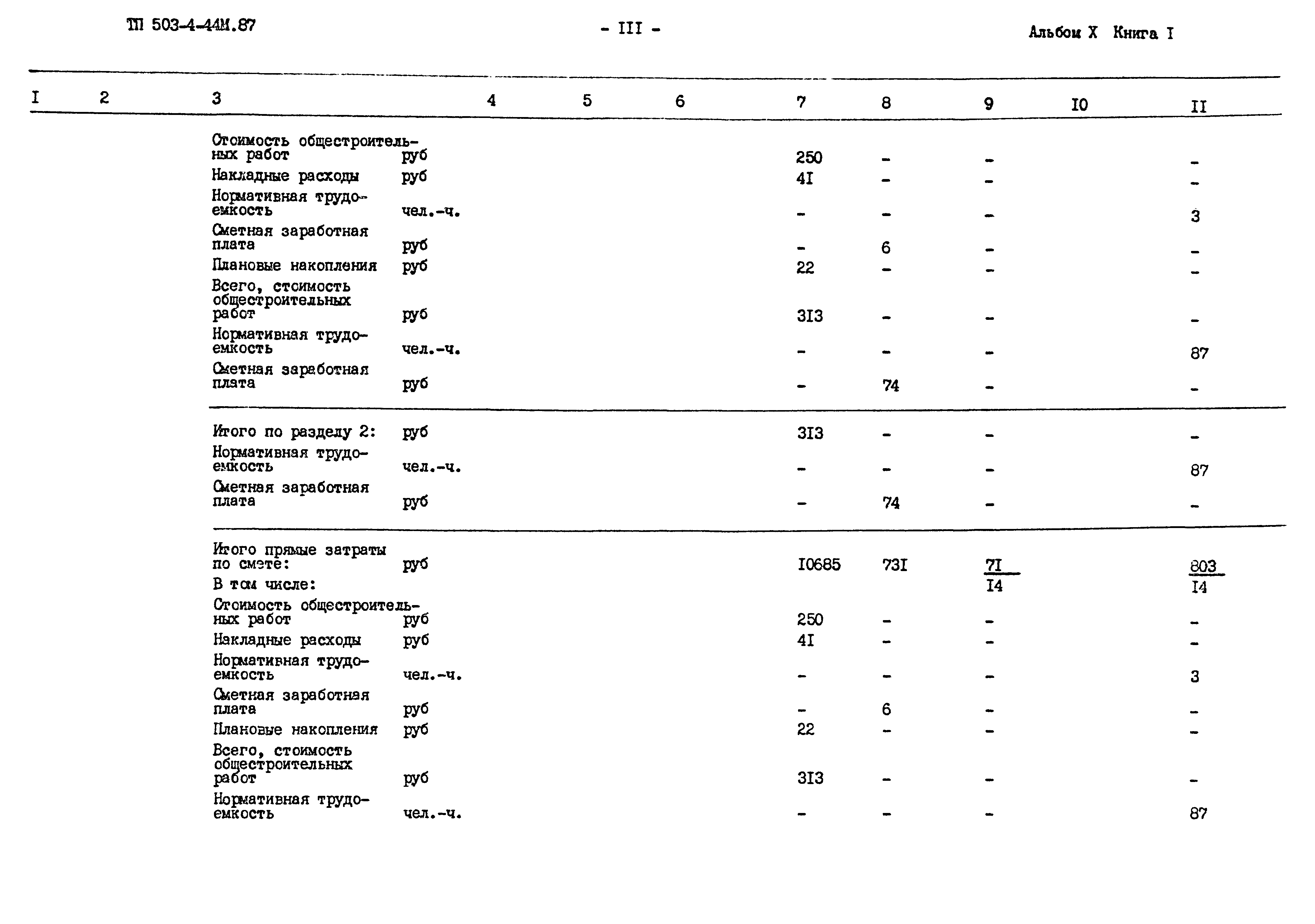 Типовой проект 503-4-44м.87