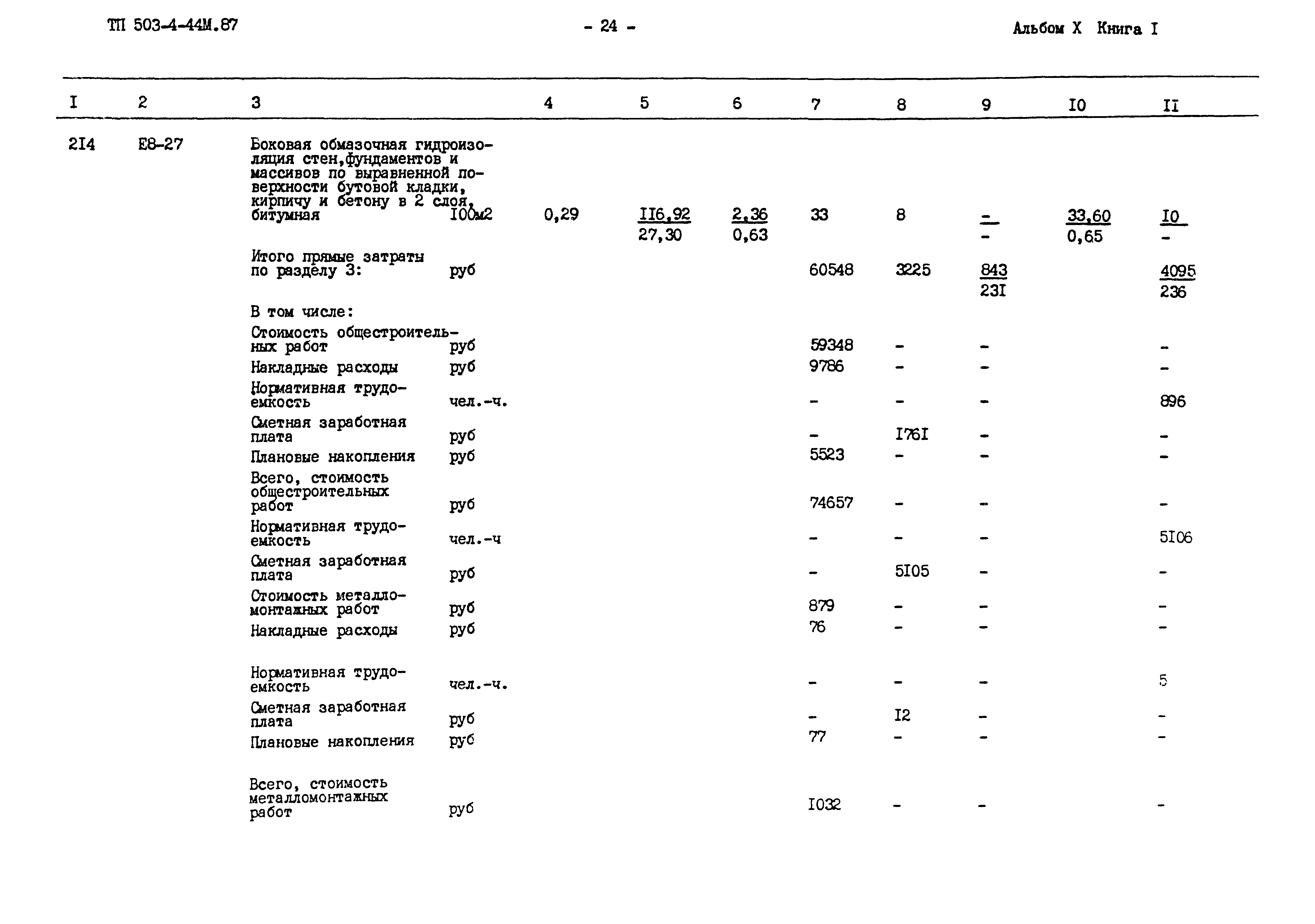 Типовой проект 503-4-44м.87