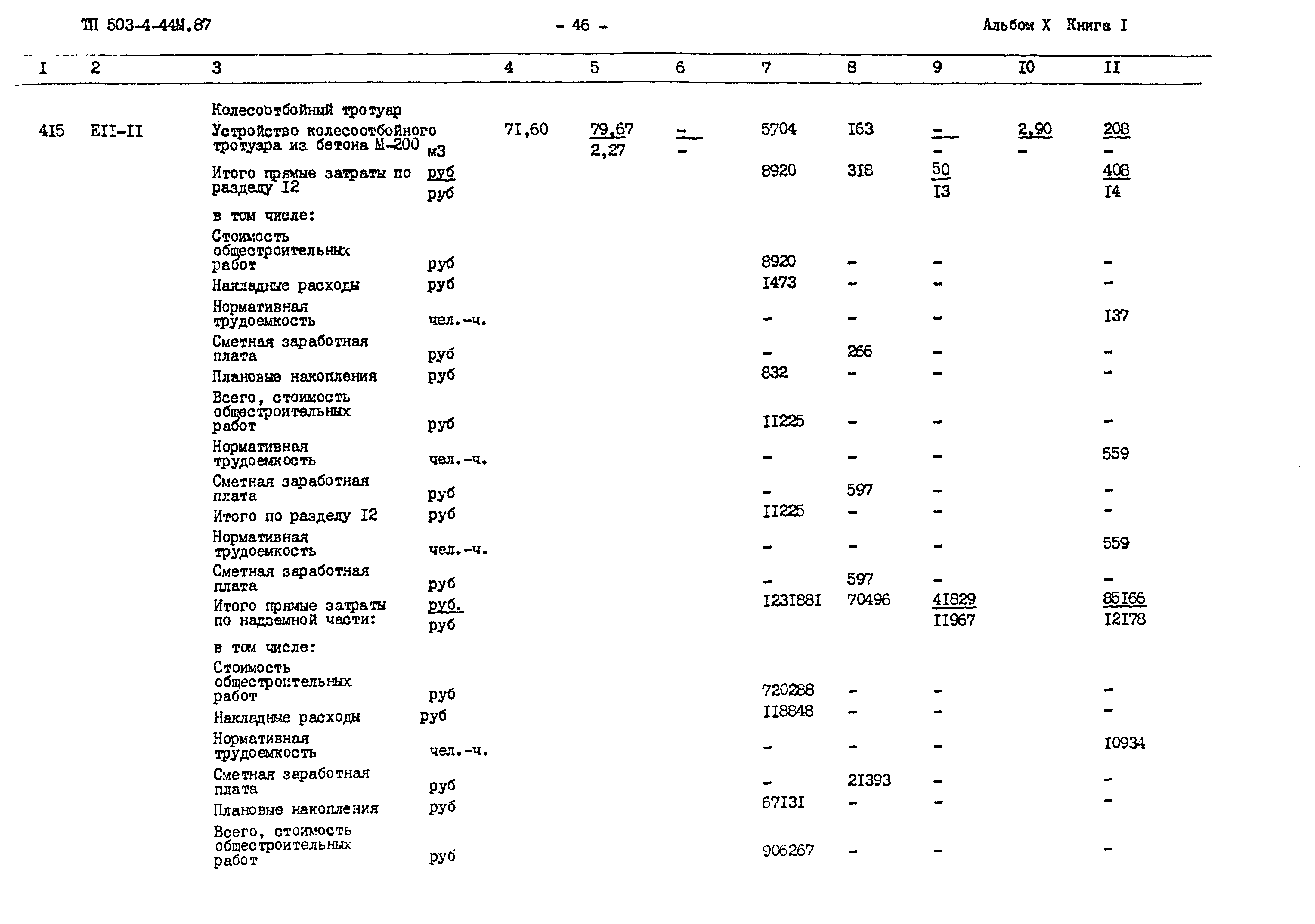 Типовой проект 503-4-44м.87