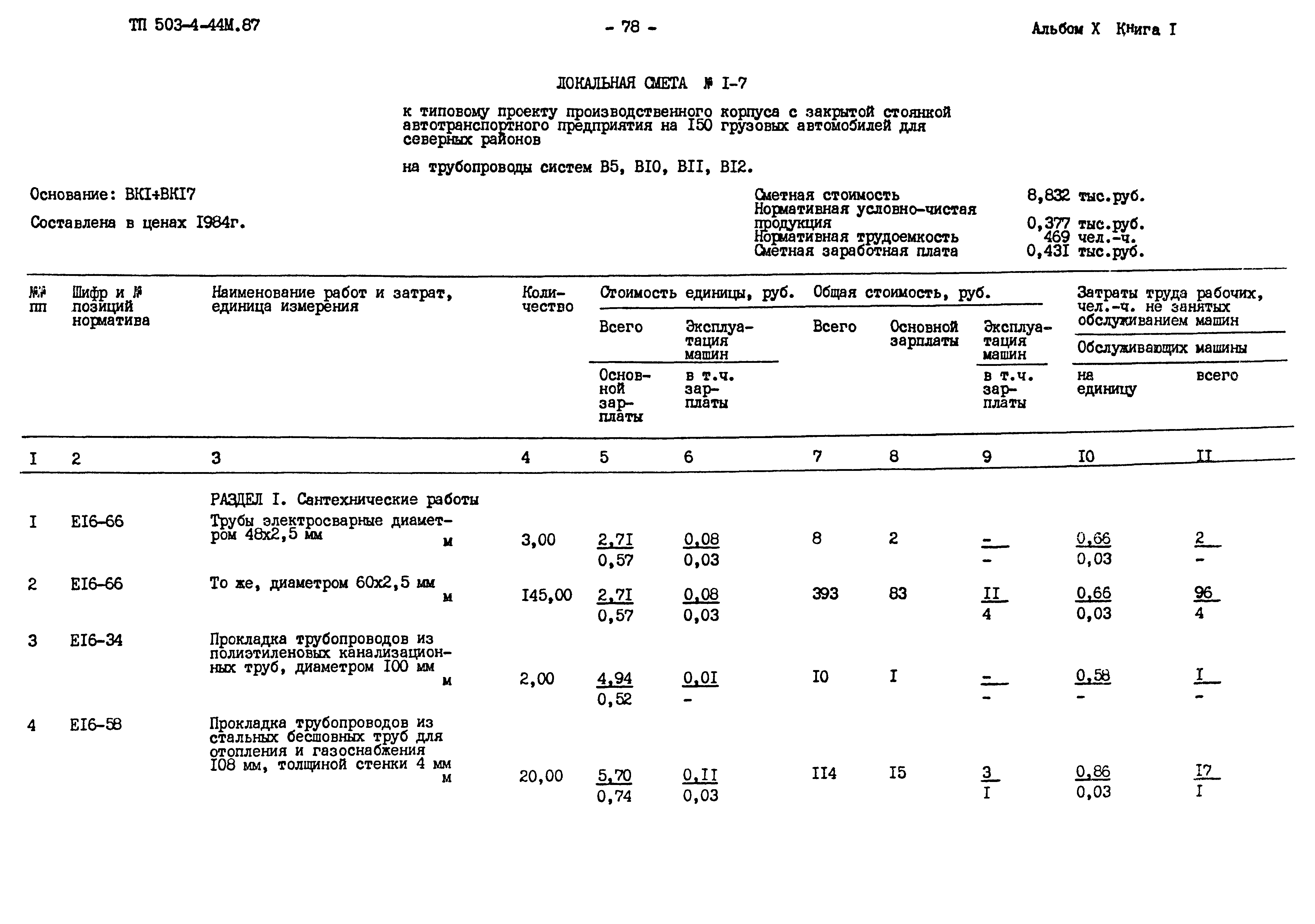 Типовой проект 503-4-44м.87
