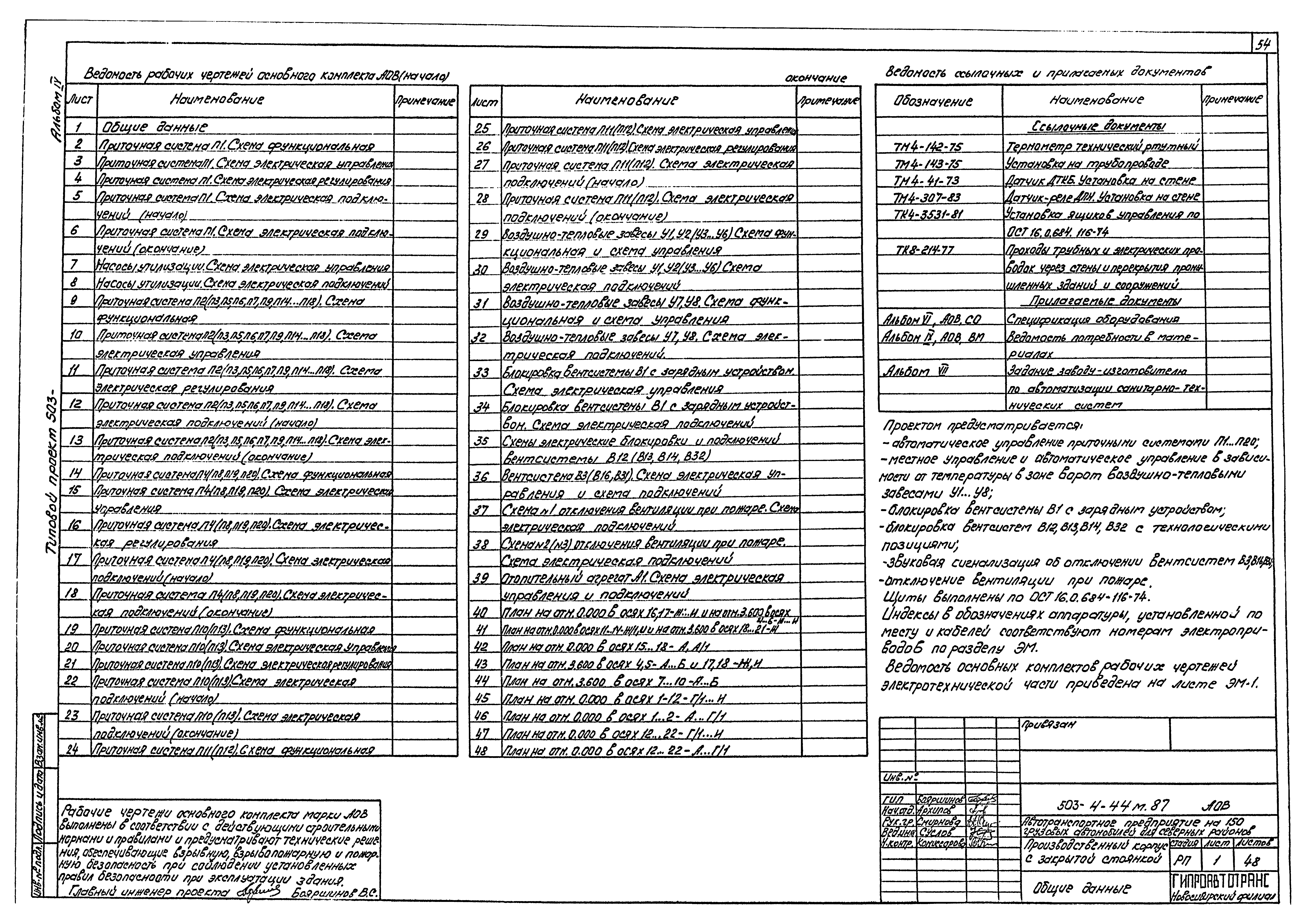 Типовой проект 503-4-44м.87