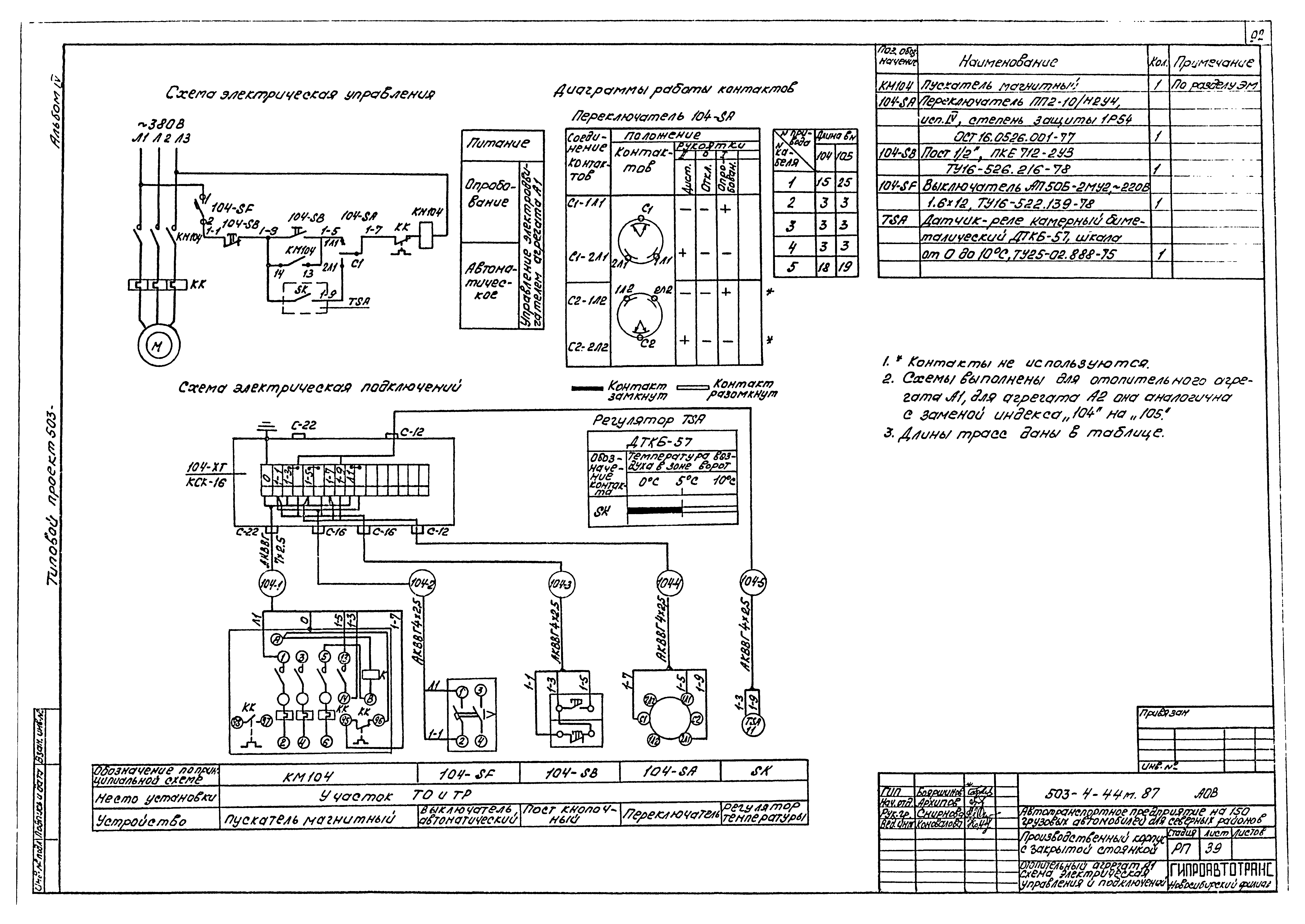 Типовой проект 503-4-44м.87