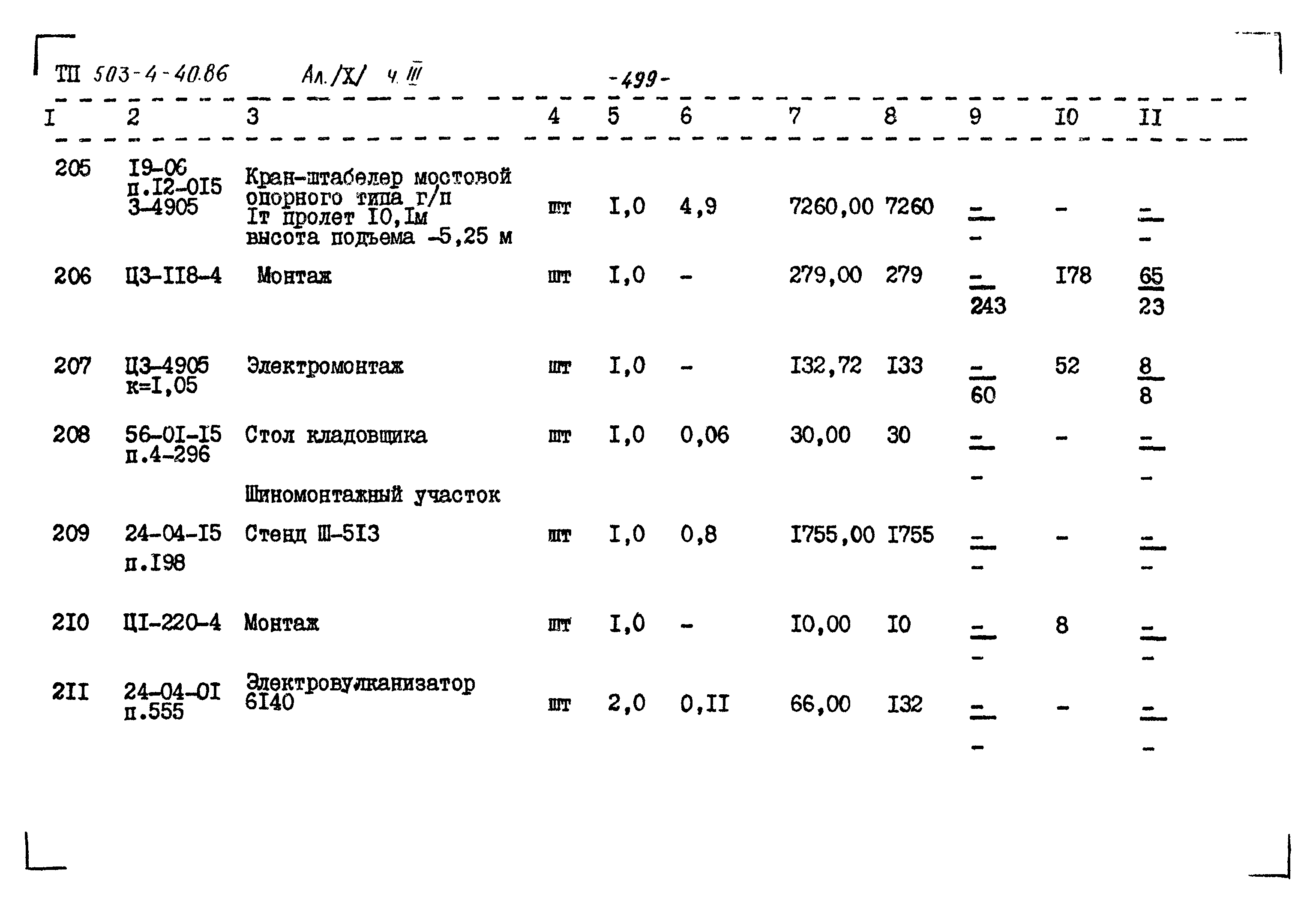 Типовой проект 503-4-40.86
