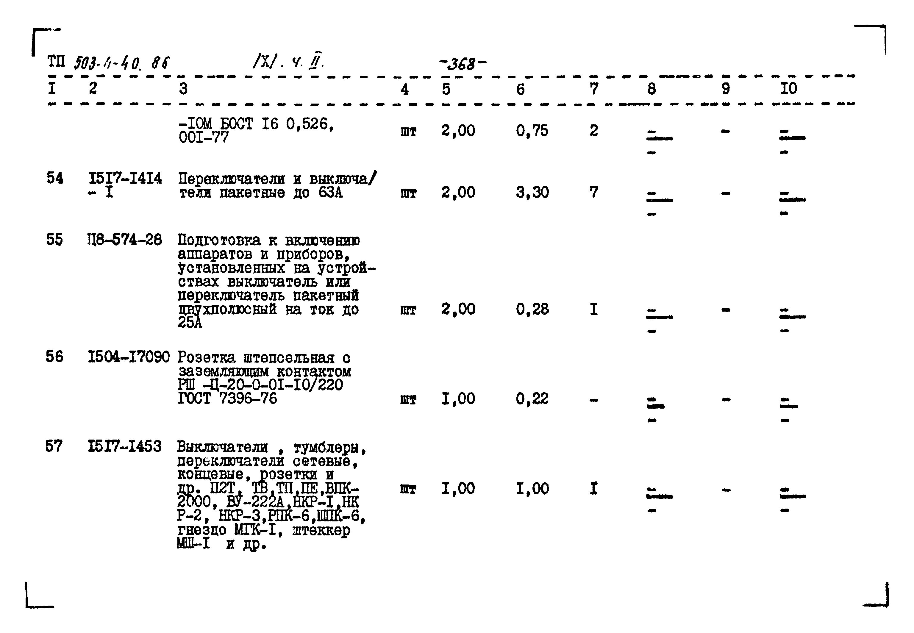Типовой проект 503-4-40.86