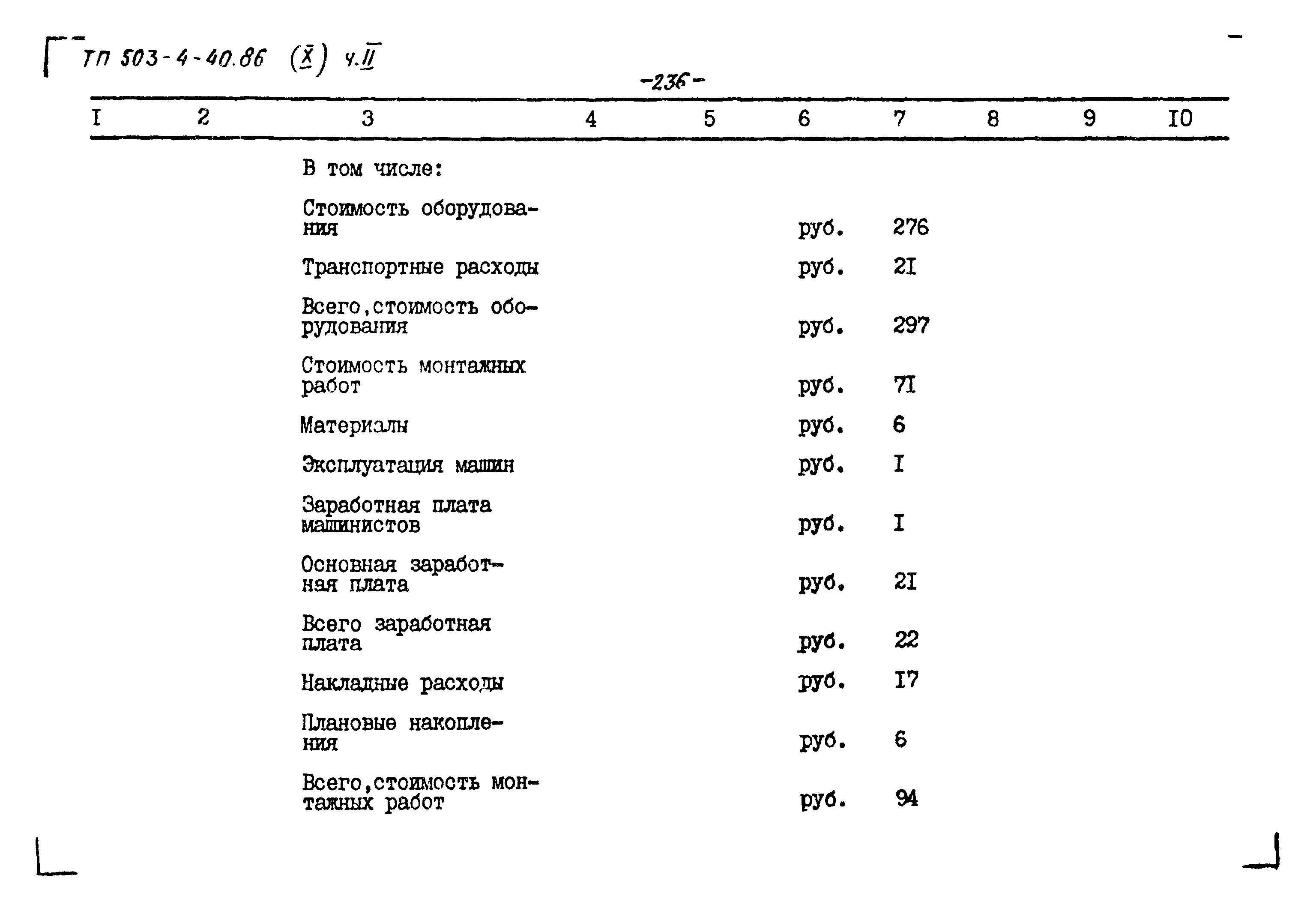 Типовой проект 503-4-40.86