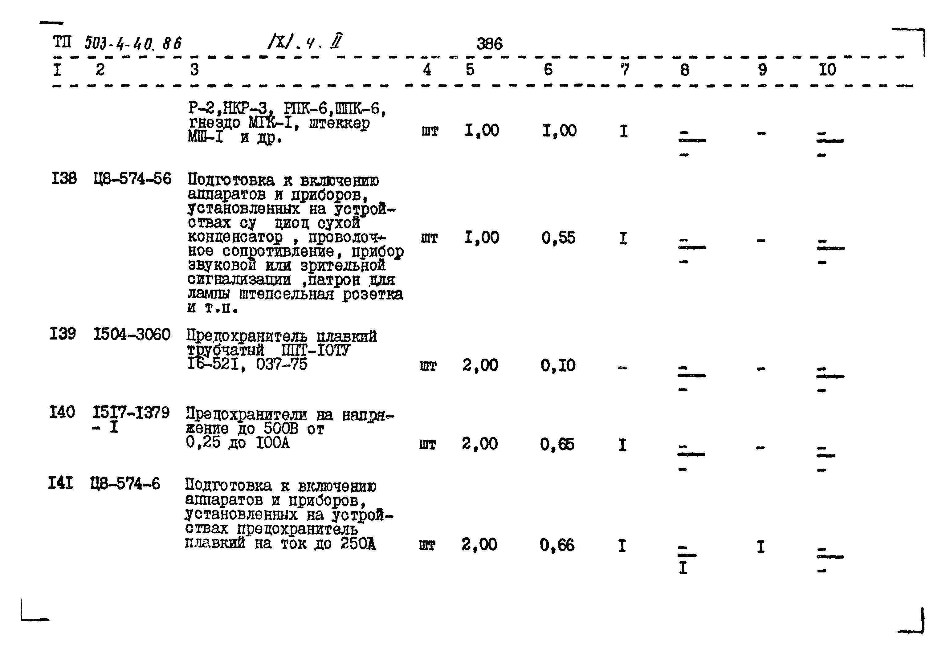 Типовой проект 503-4-40.86