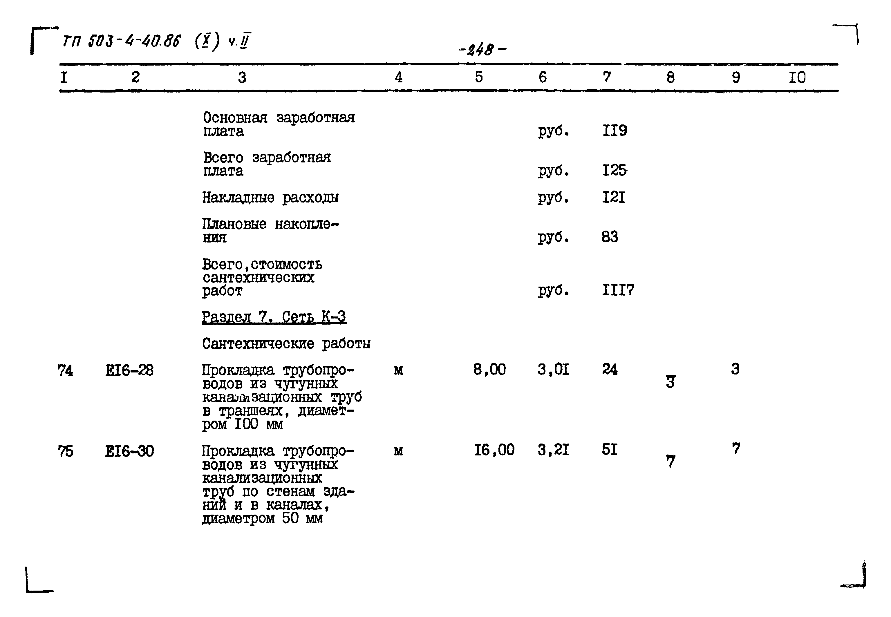 Типовой проект 503-4-40.86