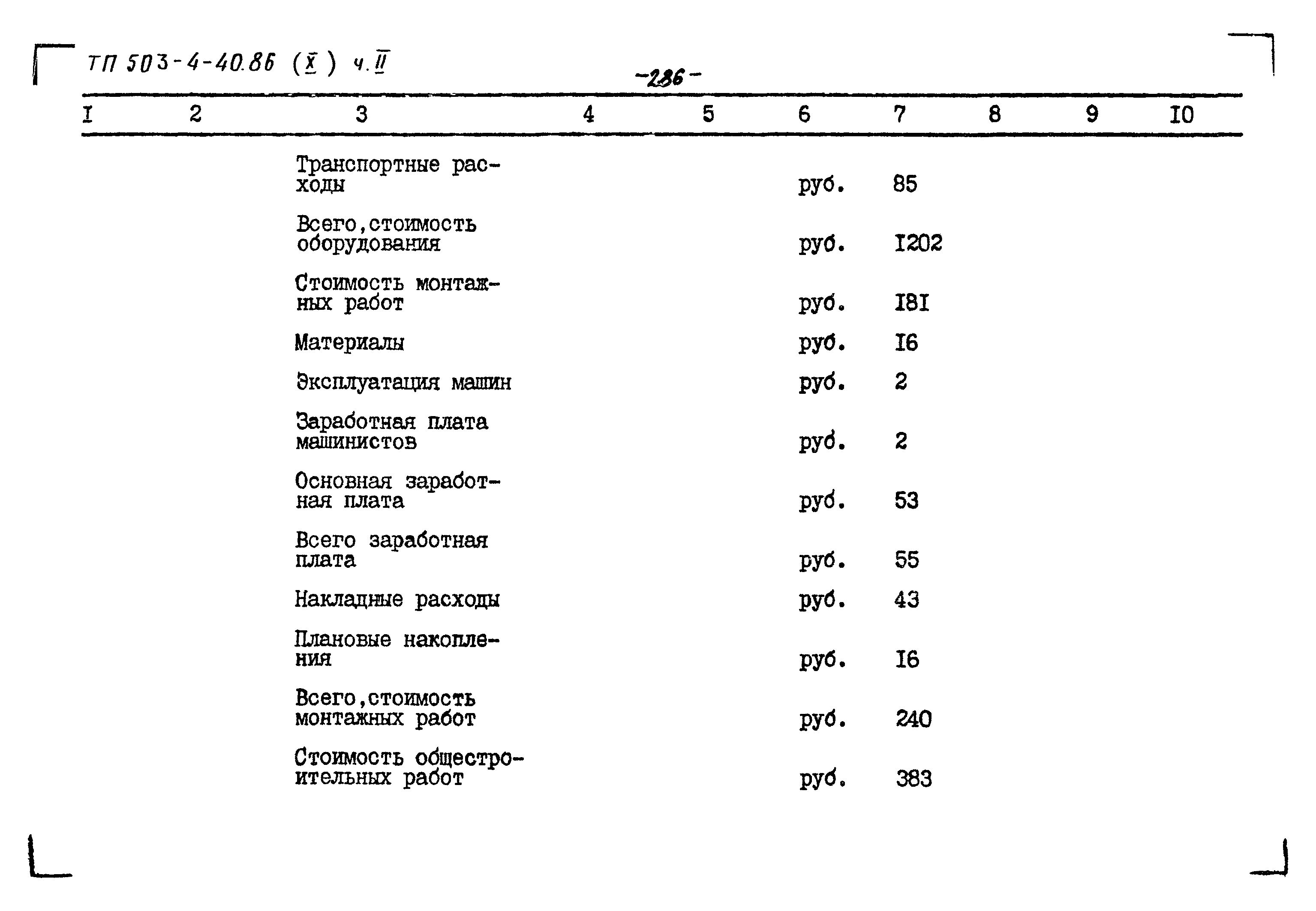 Типовой проект 503-4-40.86