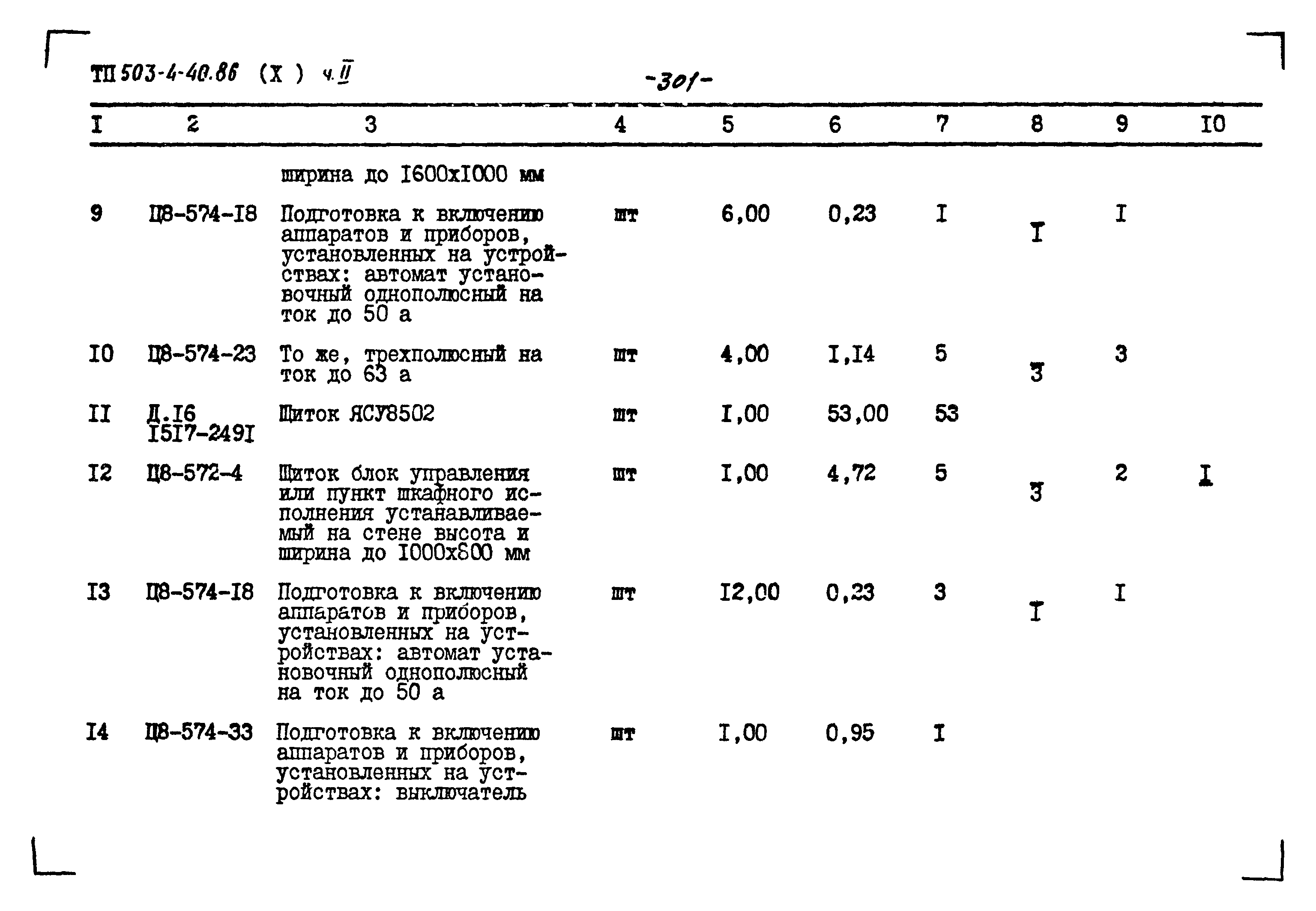 Типовой проект 503-4-40.86