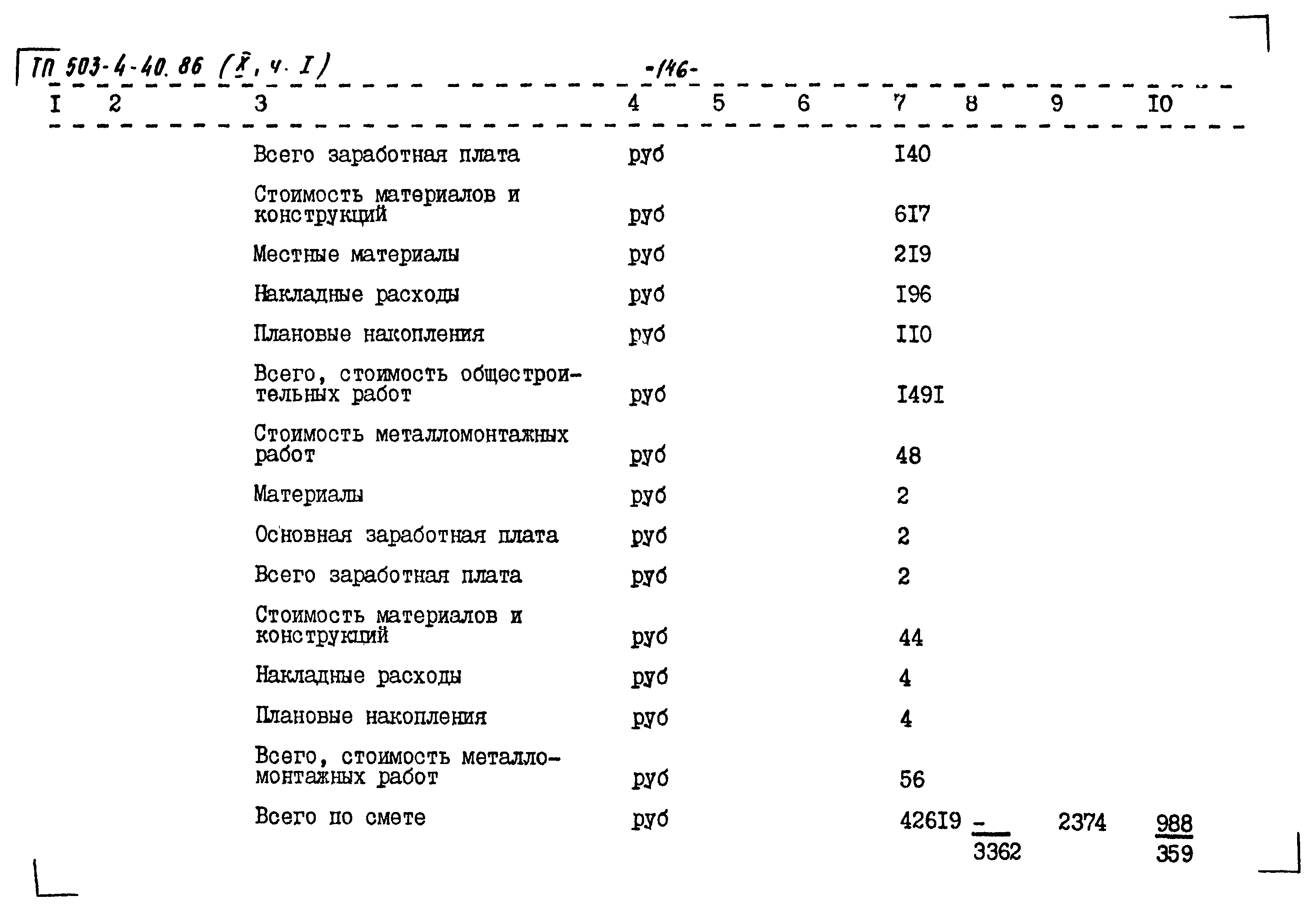 Типовой проект 503-4-40.86