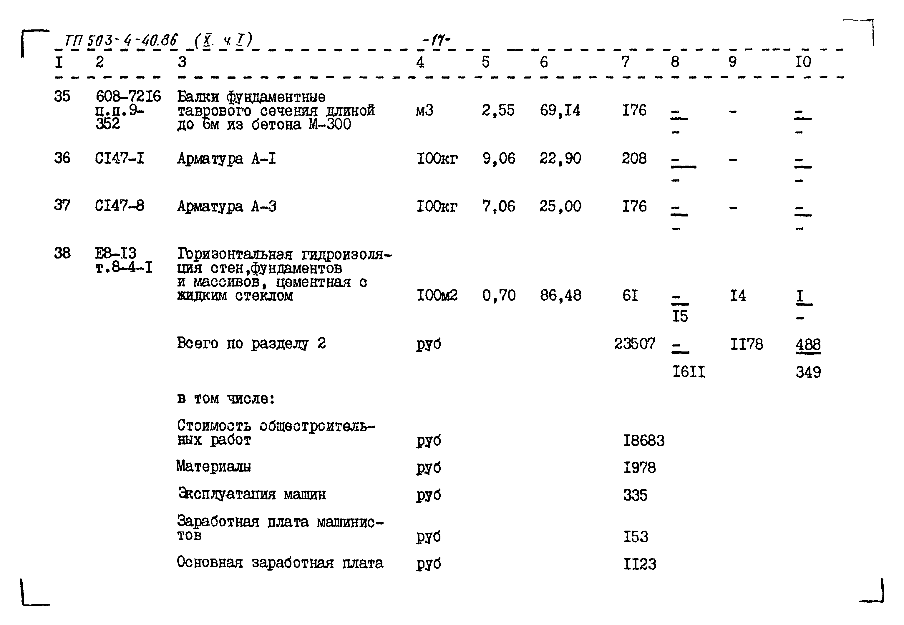 Типовой проект 503-4-40.86