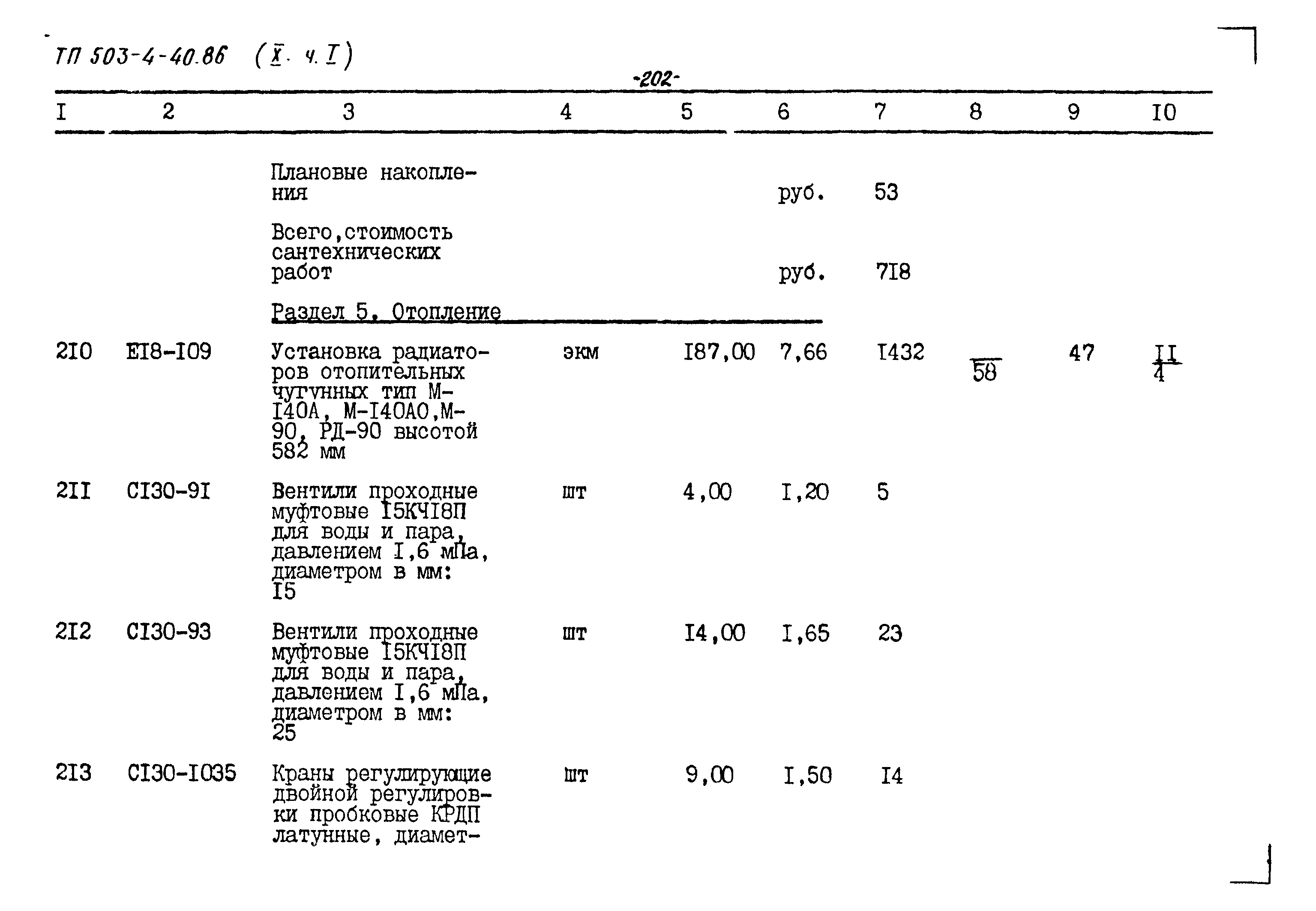 Типовой проект 503-4-40.86