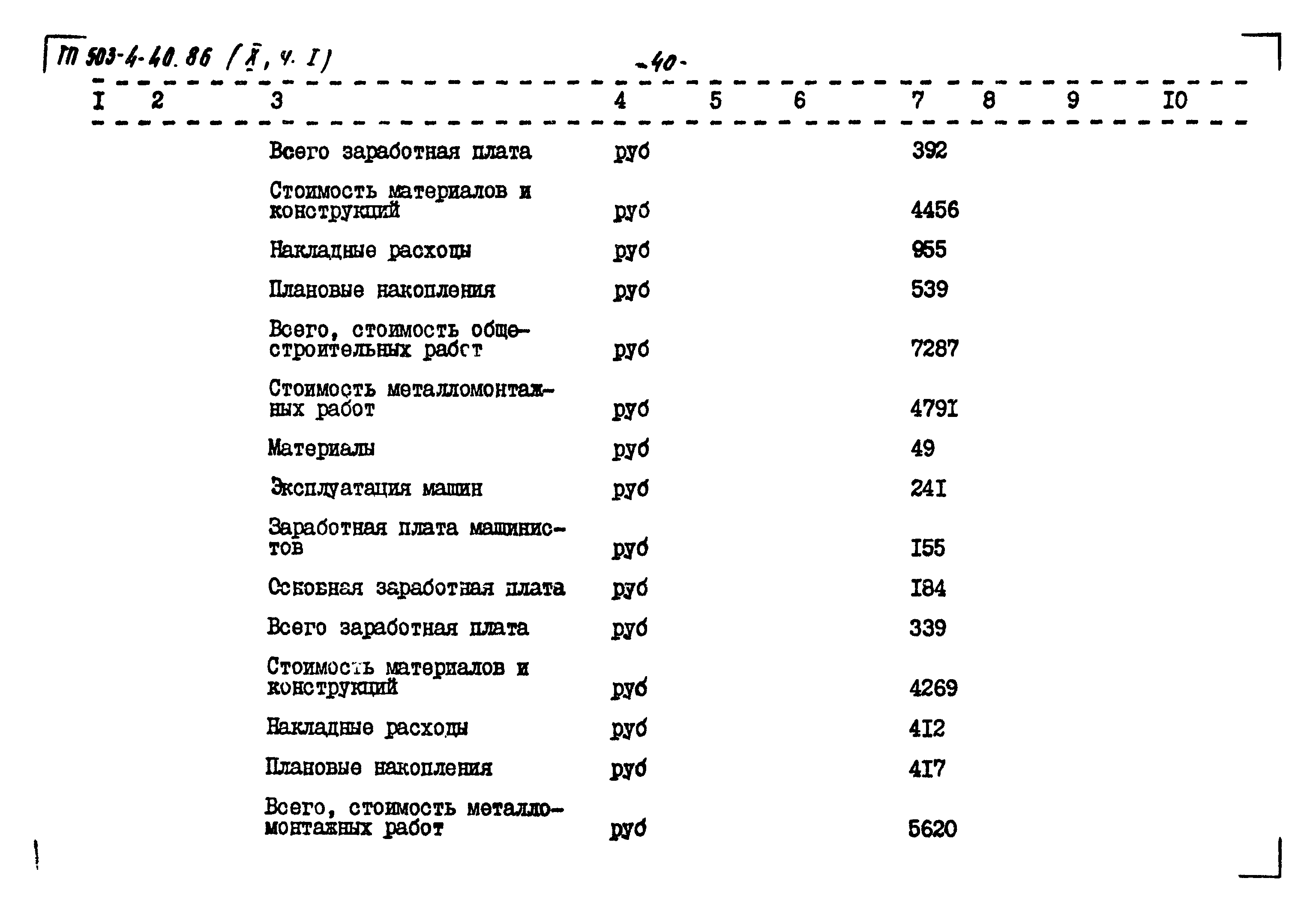 Типовой проект 503-4-40.86