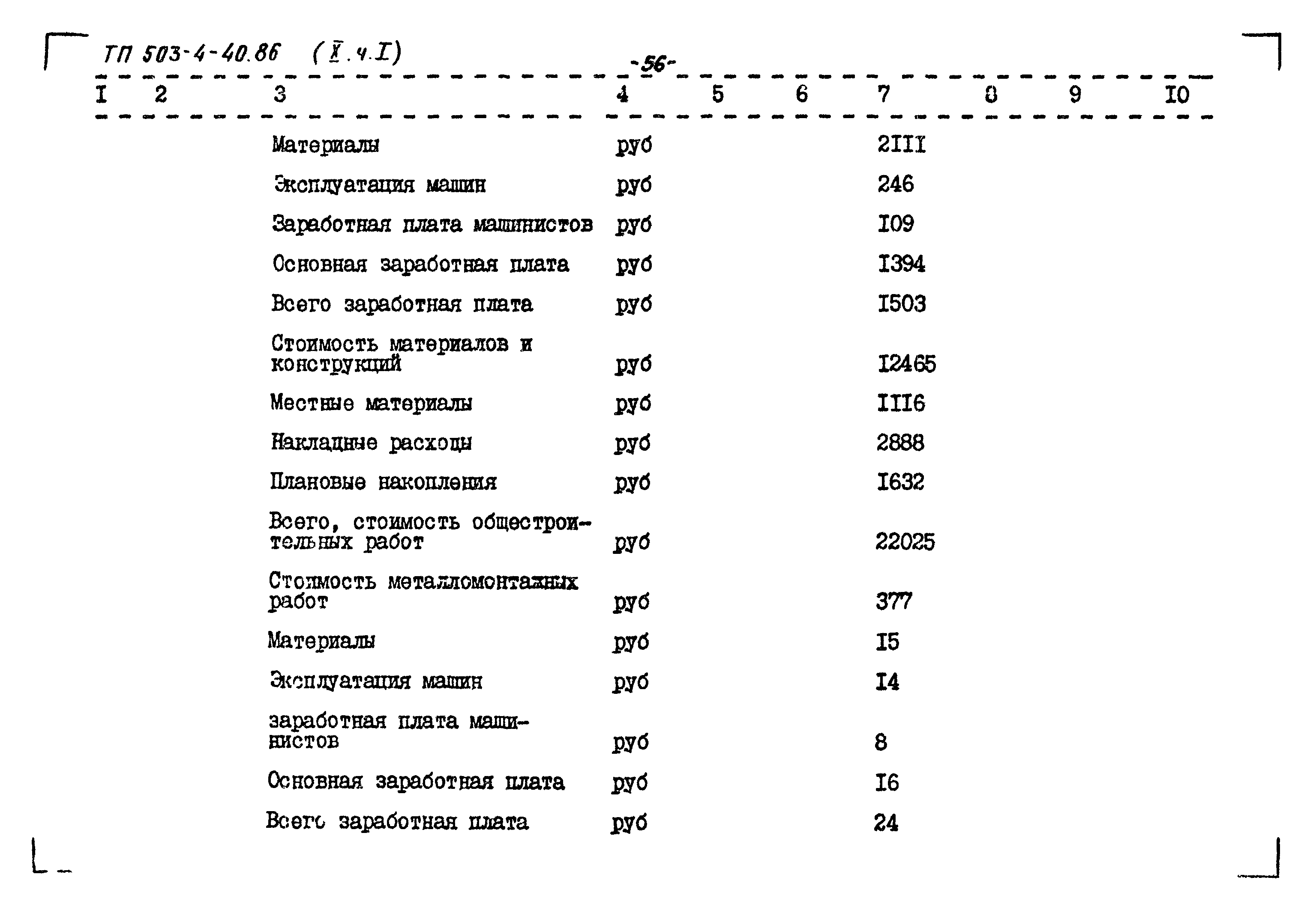 Типовой проект 503-4-40.86