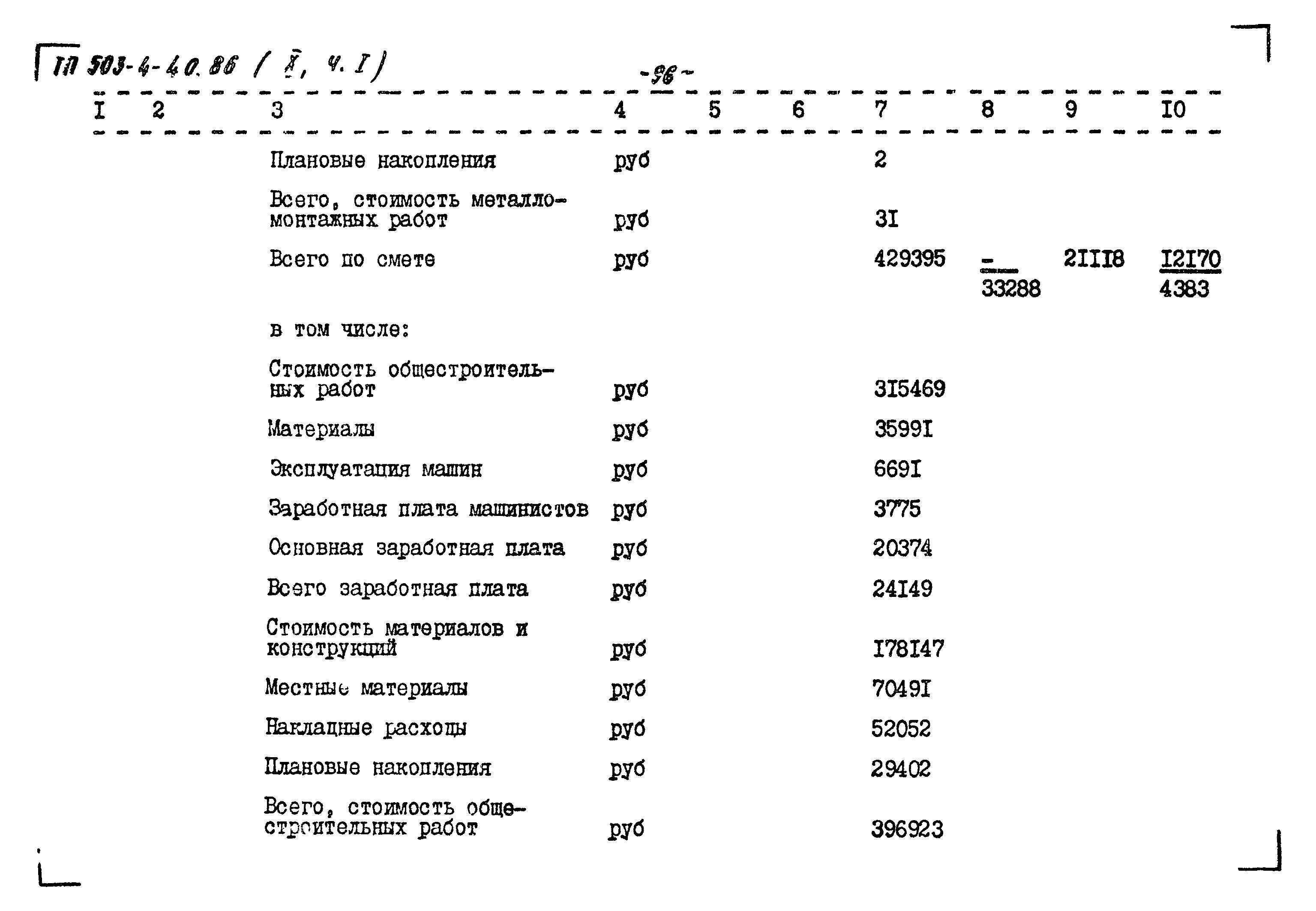 Типовой проект 503-4-40.86
