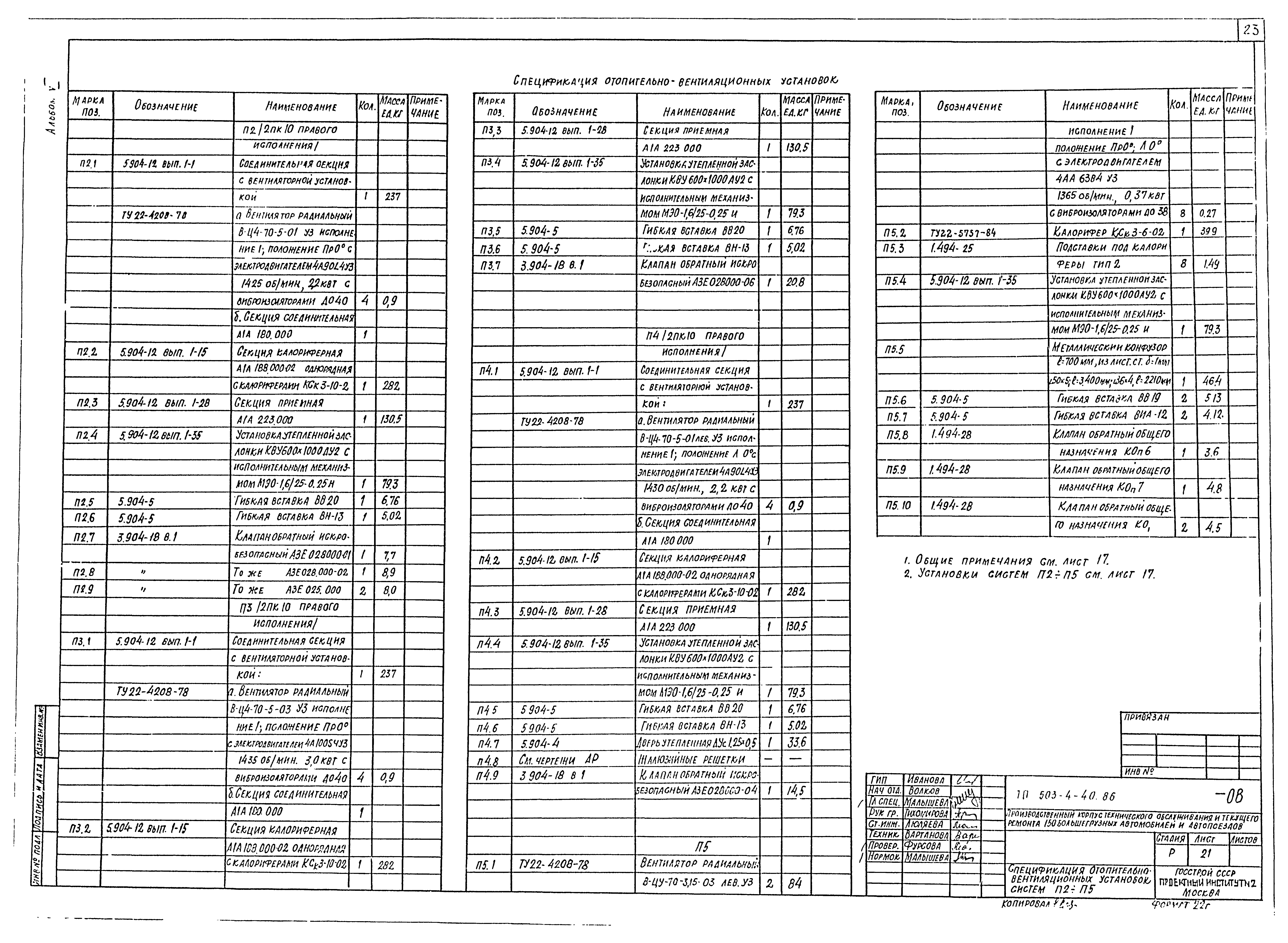 Типовой проект 503-4-40.86