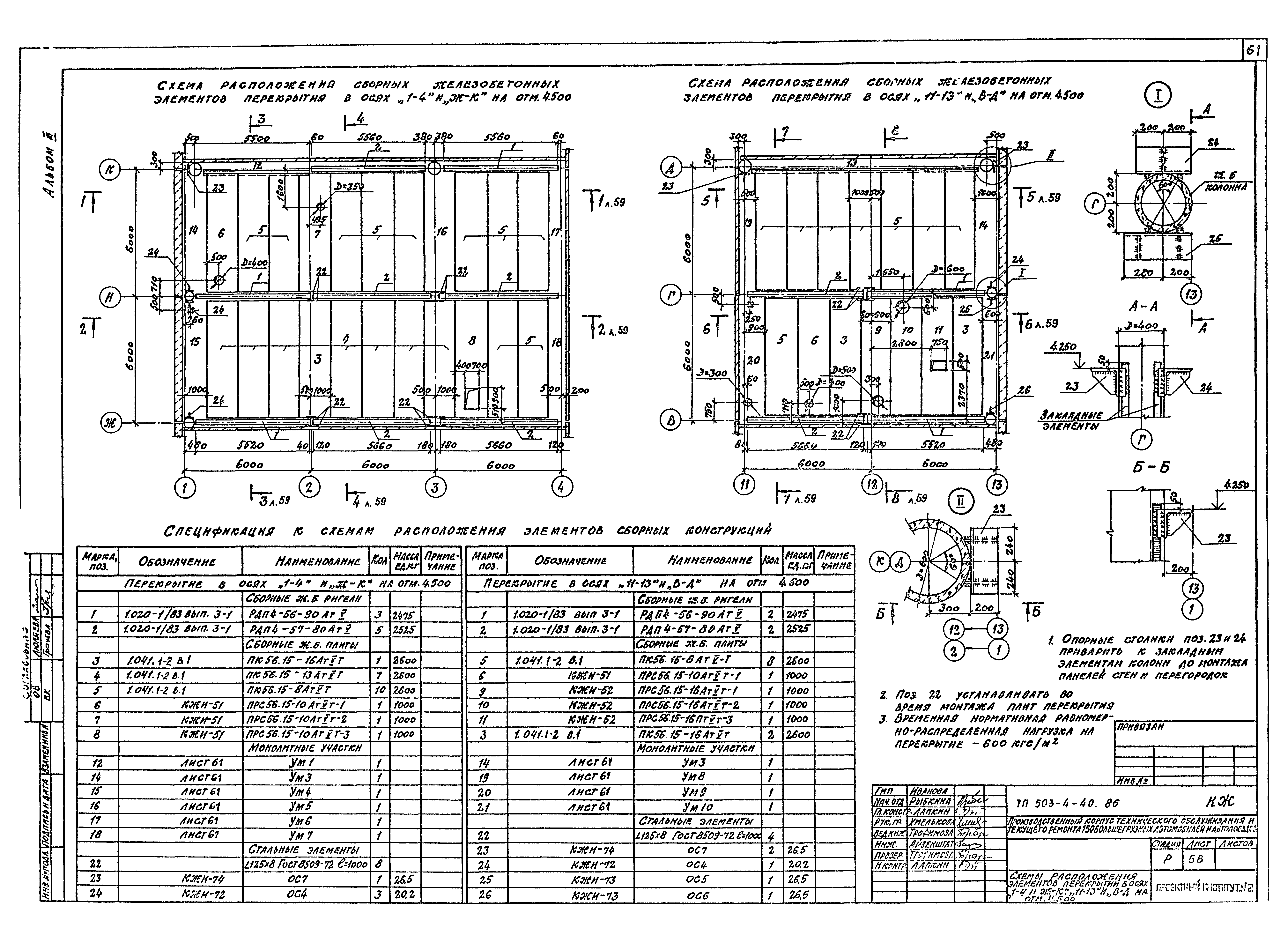 Типовой проект 503-4-40.86